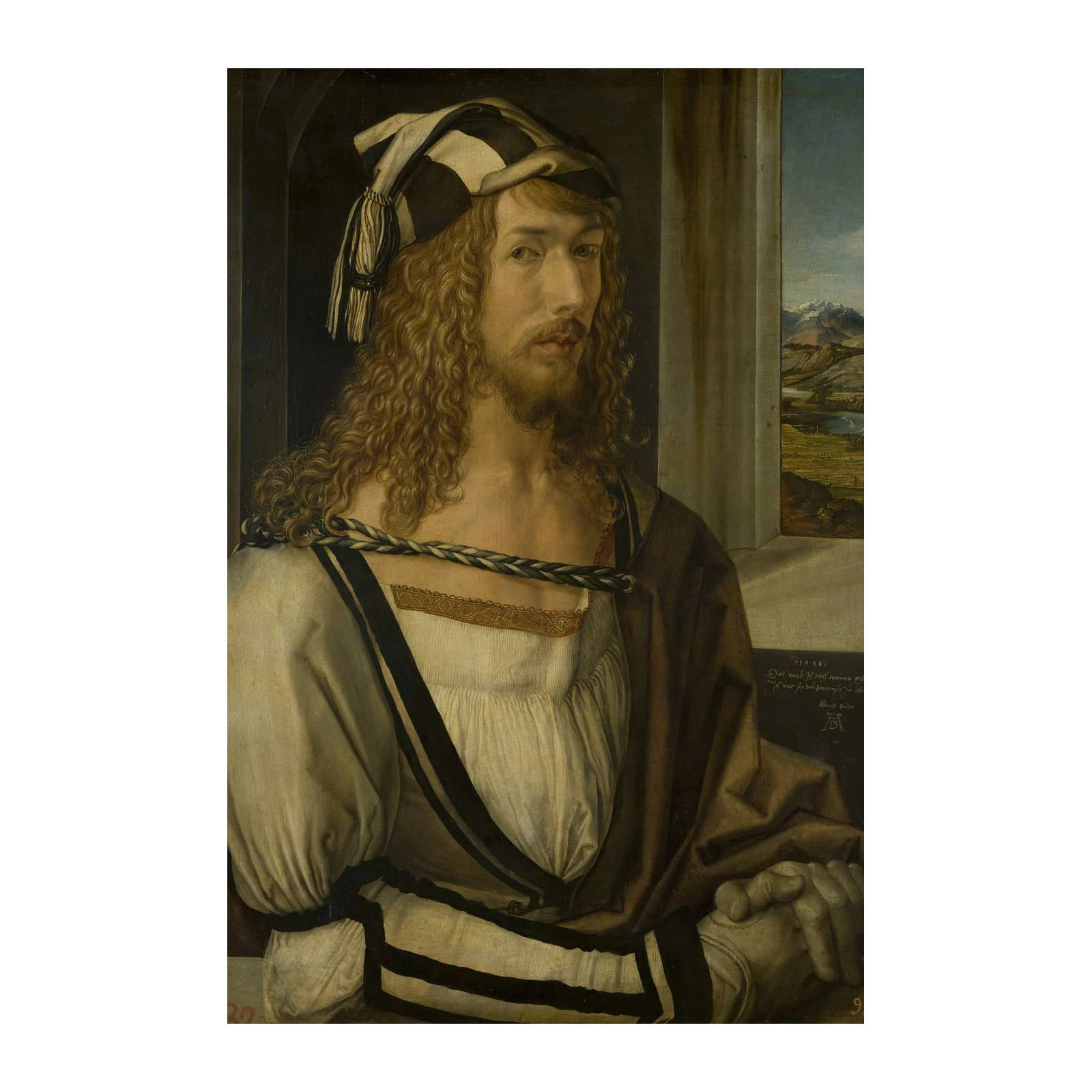 Renaissance Self Portrait Wall Art - Albrecht Dürer