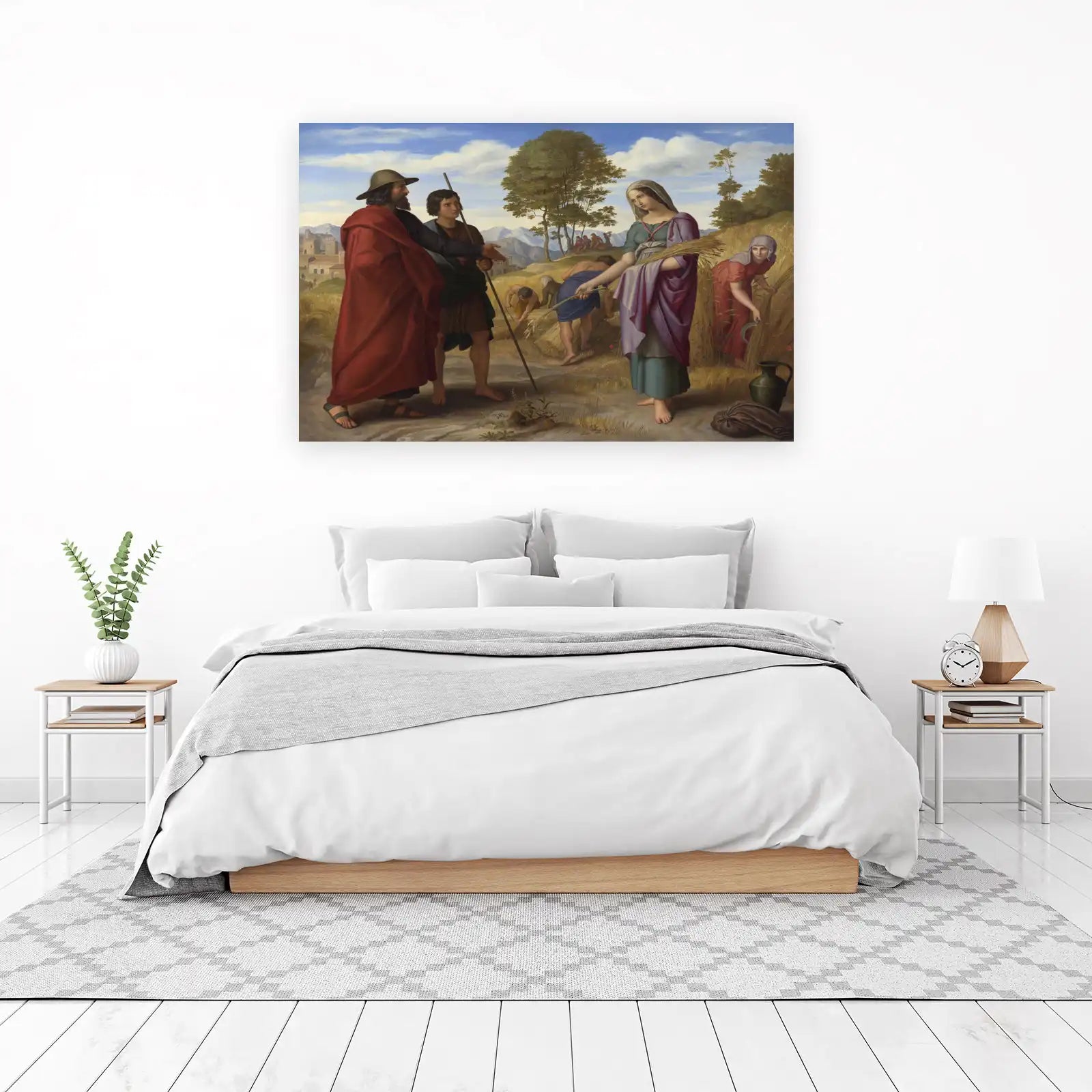 Biblical Harvest Scene Wall Art