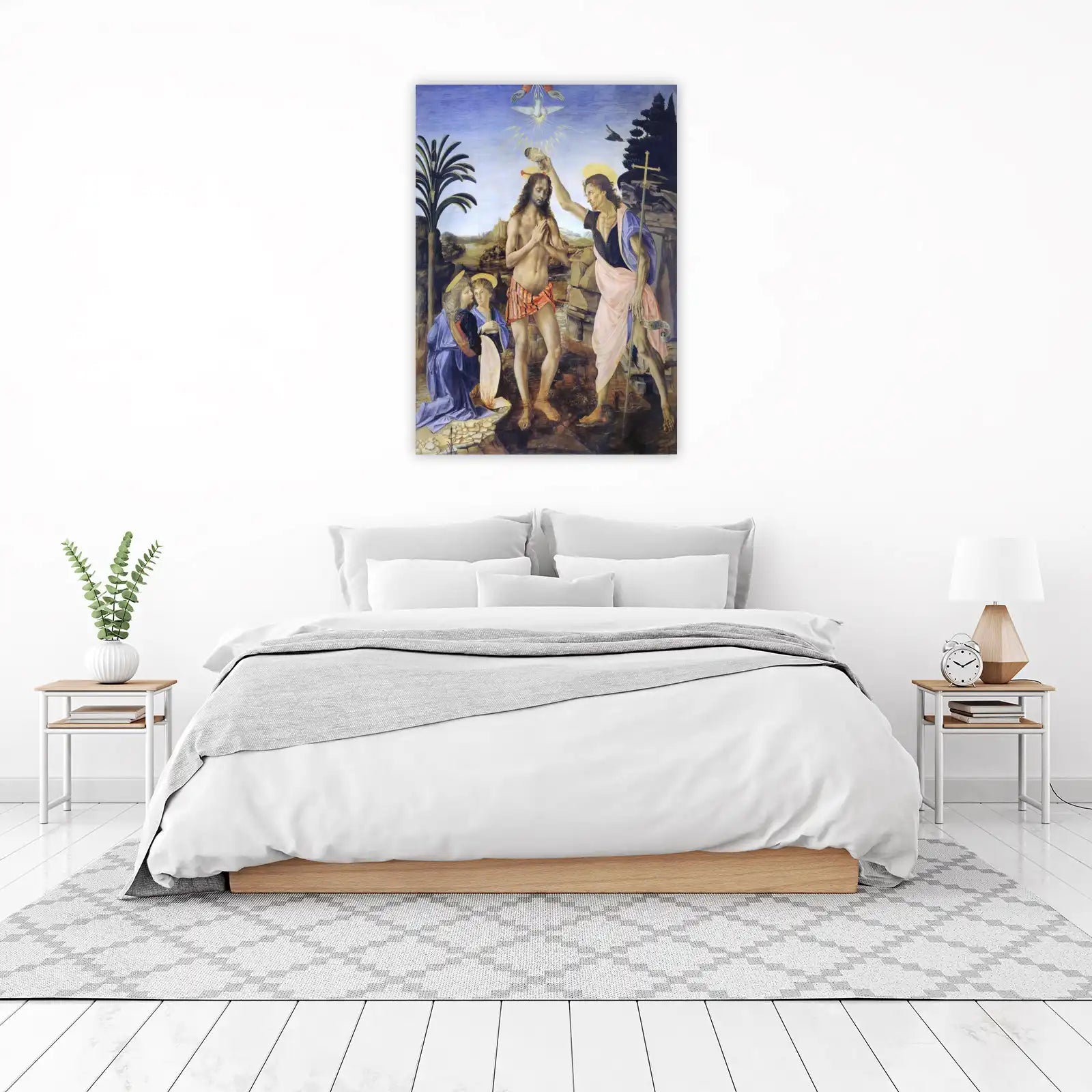 Baptism of Christ Renaissance Masterpiece Wall Art