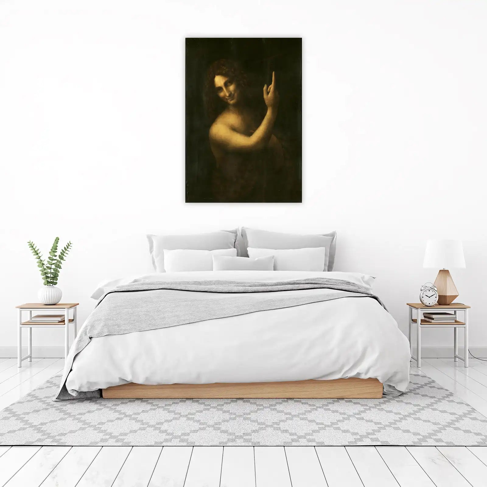 St. John the Baptist by Leonardo Da Vinci Wall Art