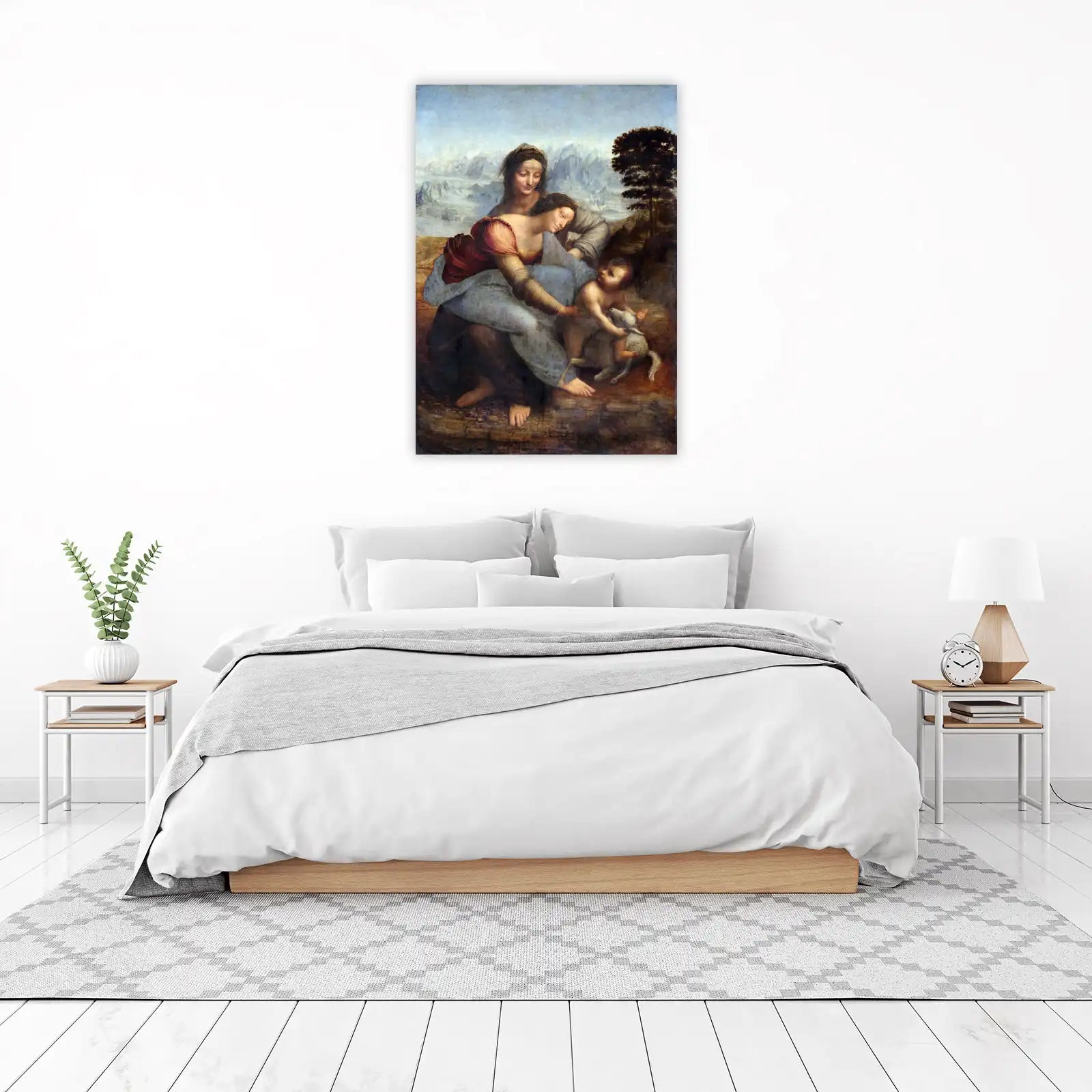 Madonna and Child with St. Anne Wall Art