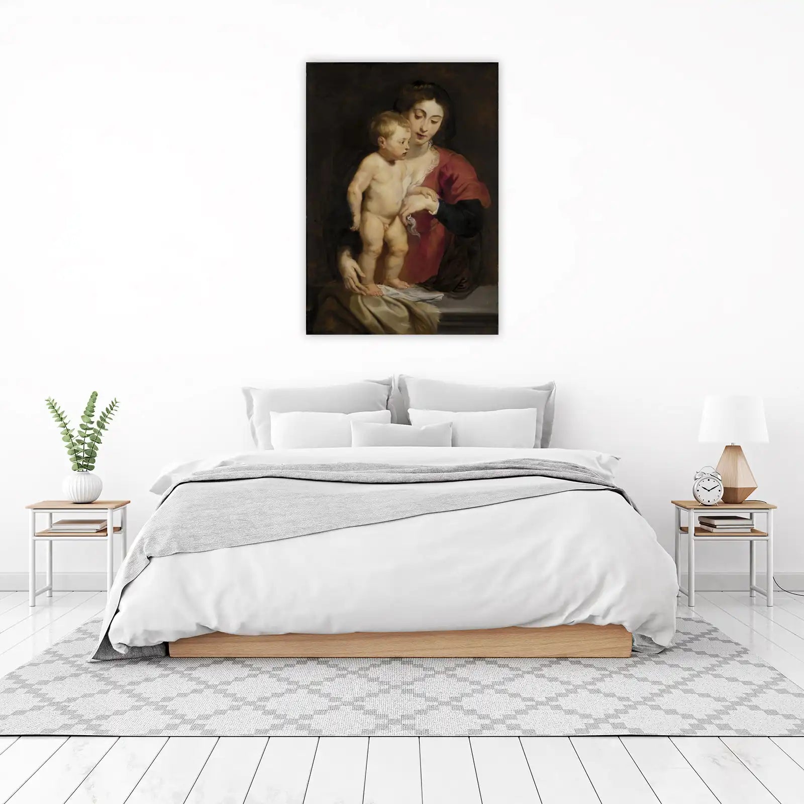 Madonna and Child Baroque Masterpiece Wall Art