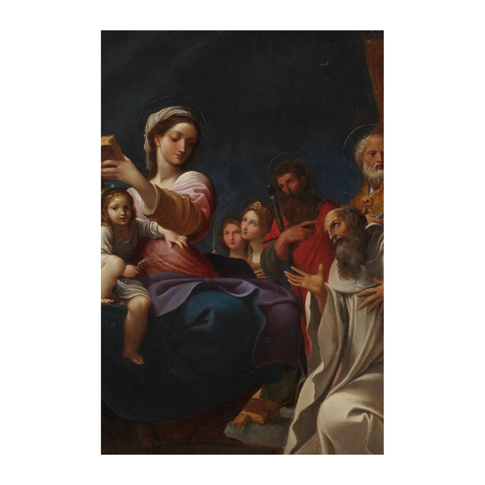 Sacred Madonna & Child Religious Art Wall Art
