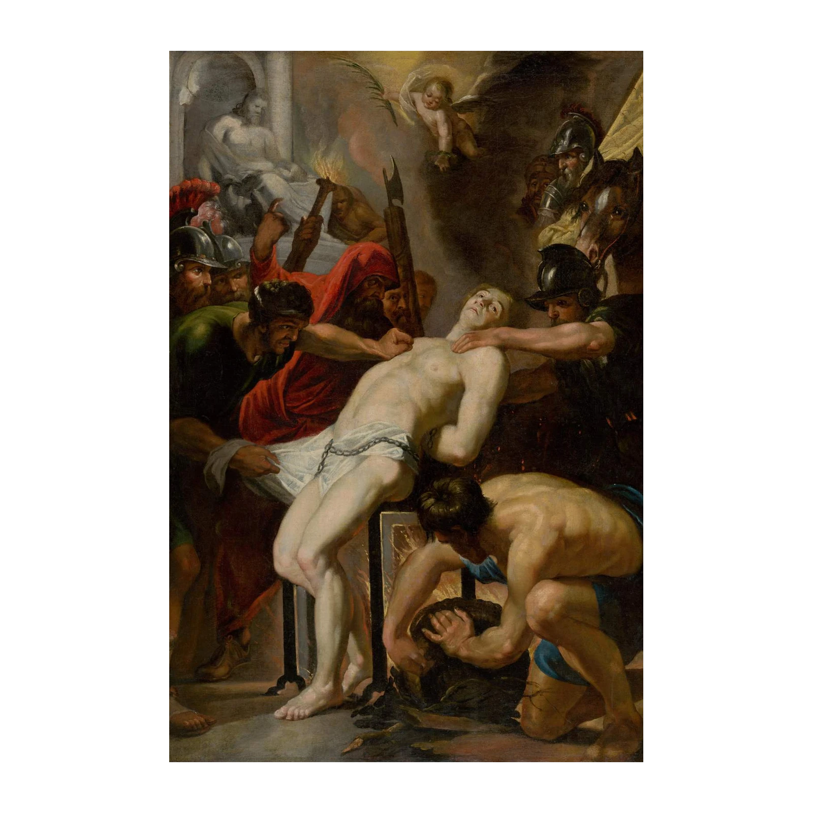 Dramatic Martyrdom Scene Wall Art