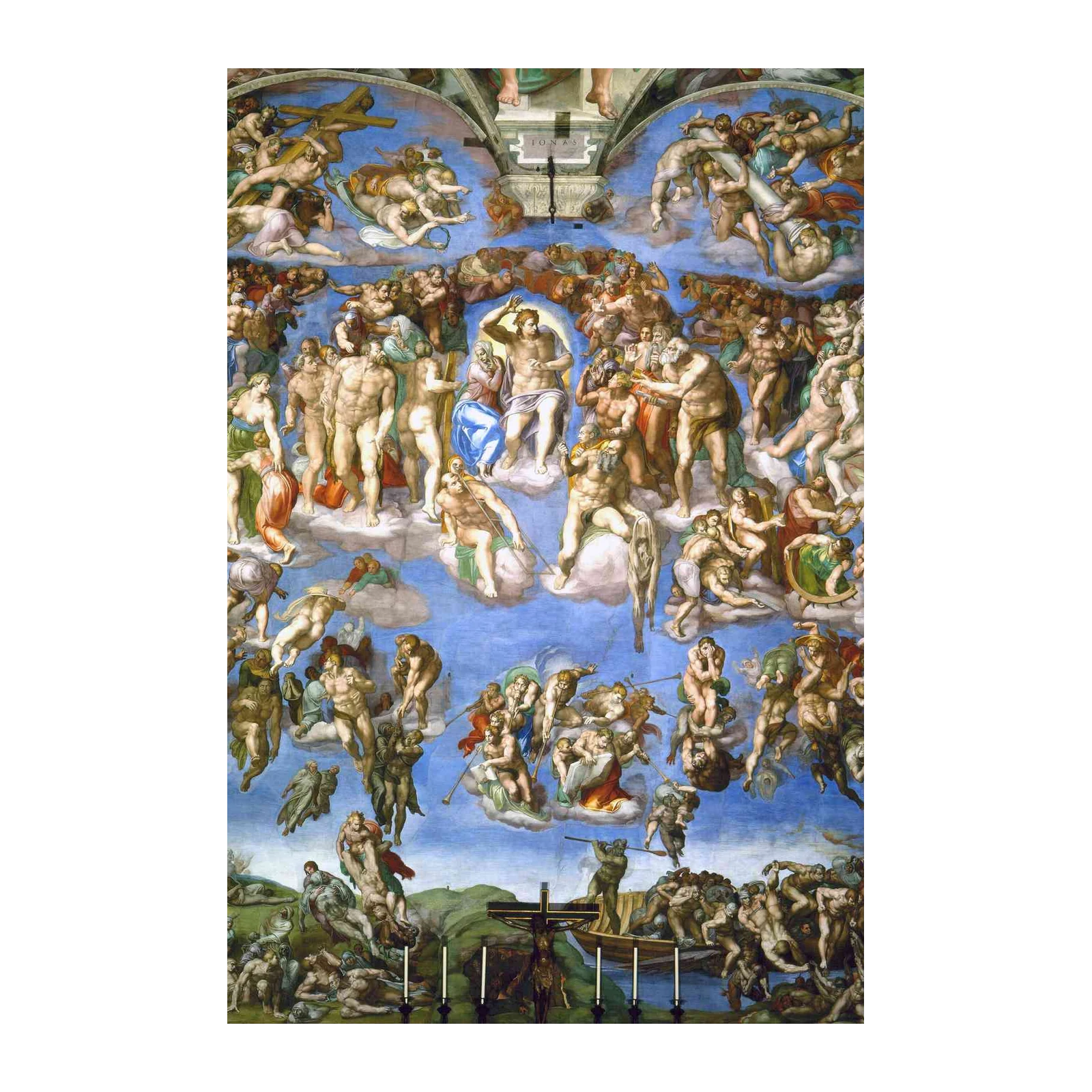 Last Judgment Michelangelo Renaissance Wall Art