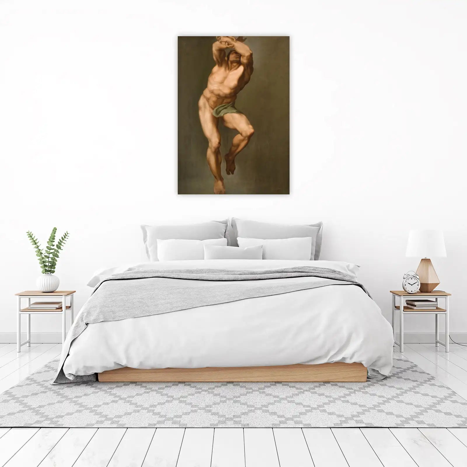 Classical Nude Man Study Wall Art
