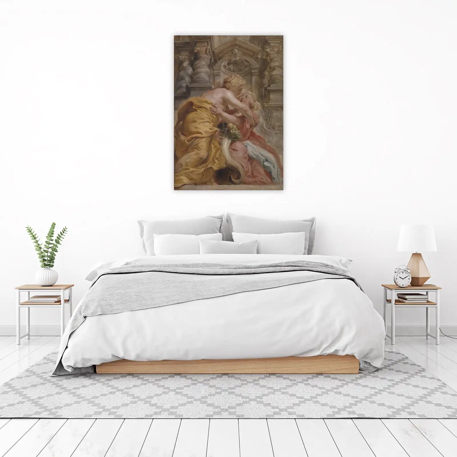 Romantic Embrace Classical Art Wall Art
