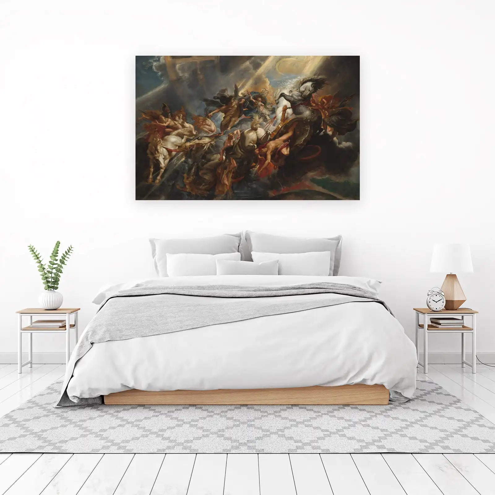 Mythological Triumph Sky Scene Wall Art