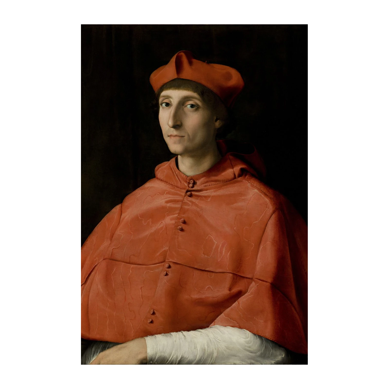 Renaissance Cardinal Portrait Wall Art - Vintage Art