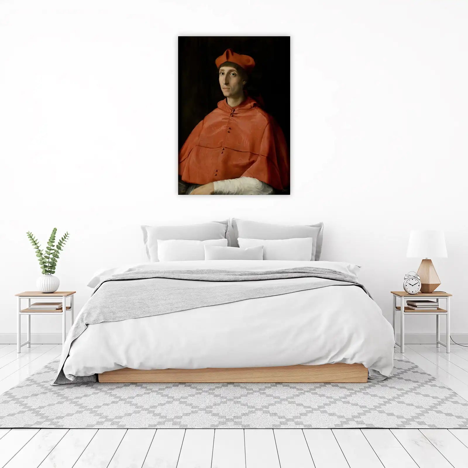 Renaissance Cardinal Portrait Wall Art - Vintage Art
