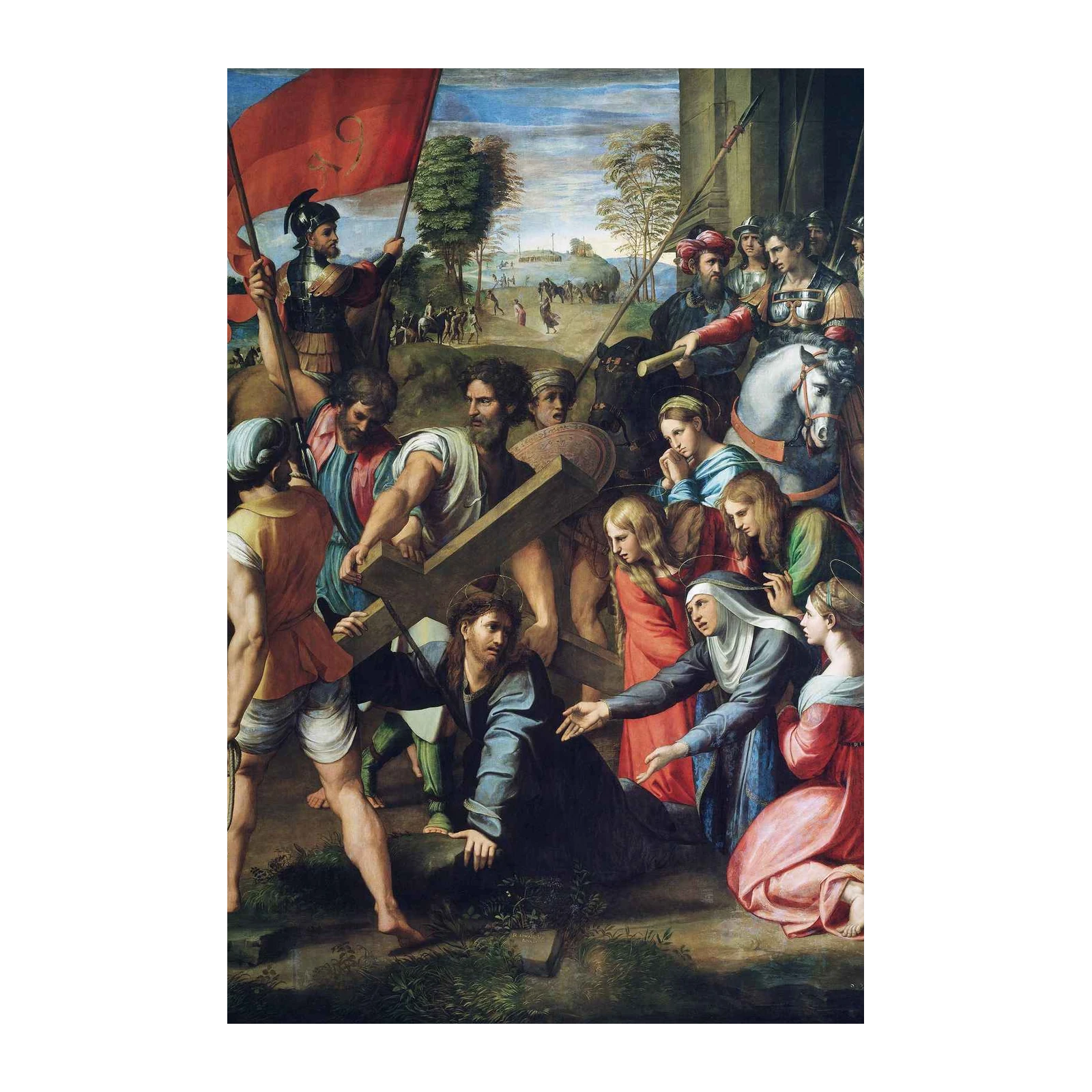 Via Dolorosa Jesus Christ Religious Wall Art