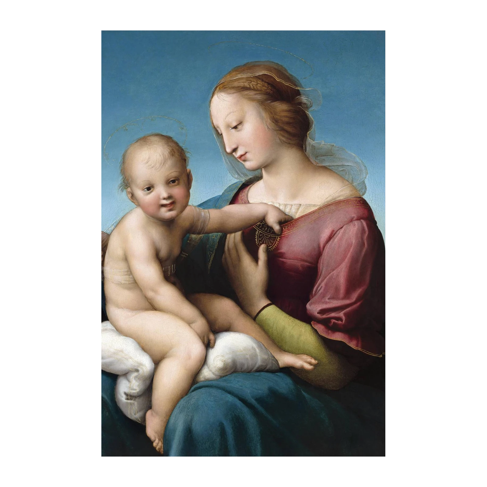Madonna and Child by Raphael Wall Art