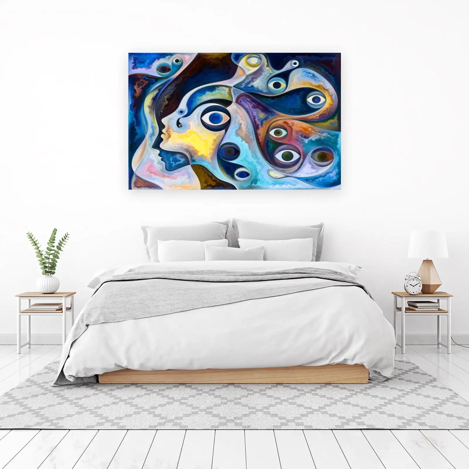 Abstract Eyes of Perception Wall Art