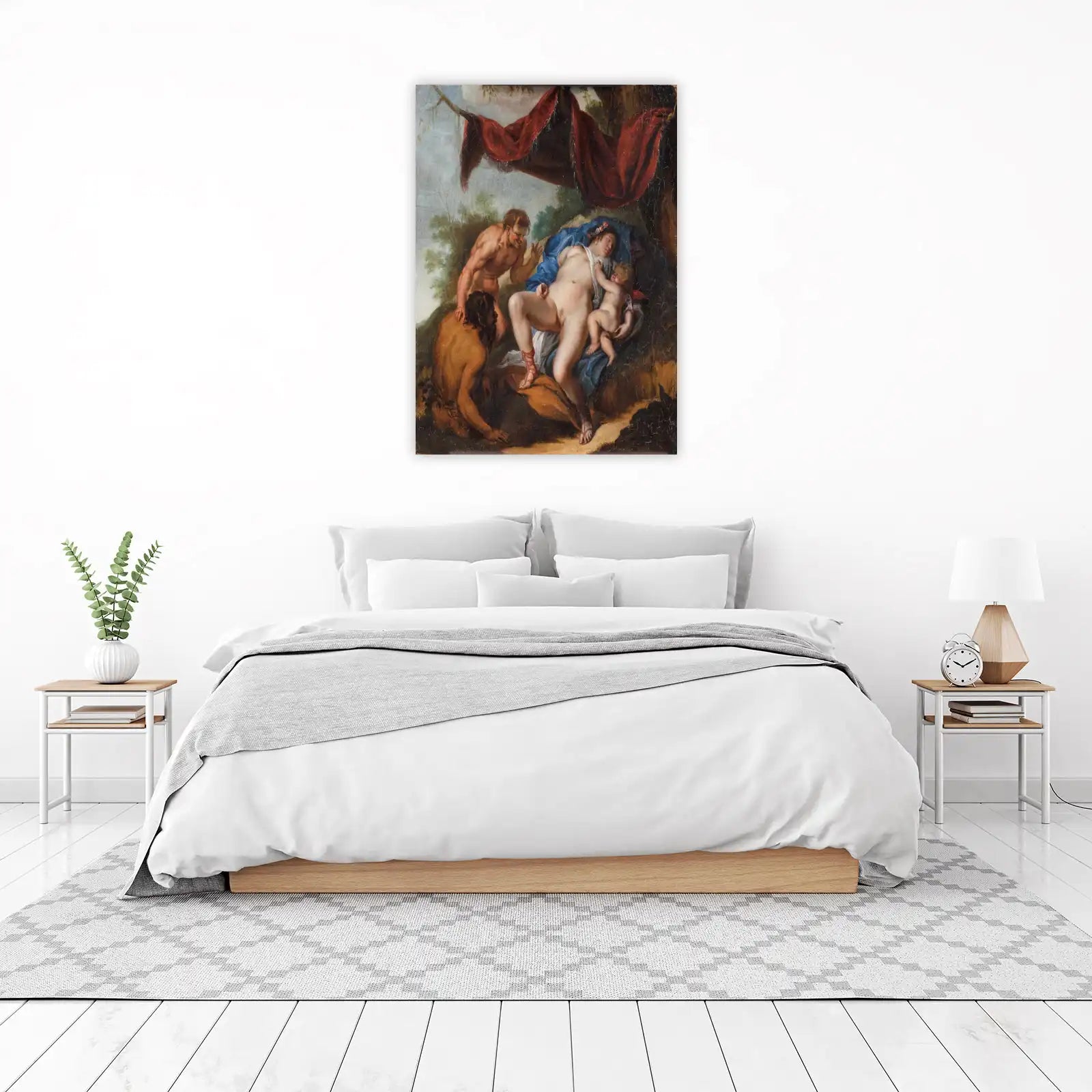 Vintage Mythological Scene Wall Art