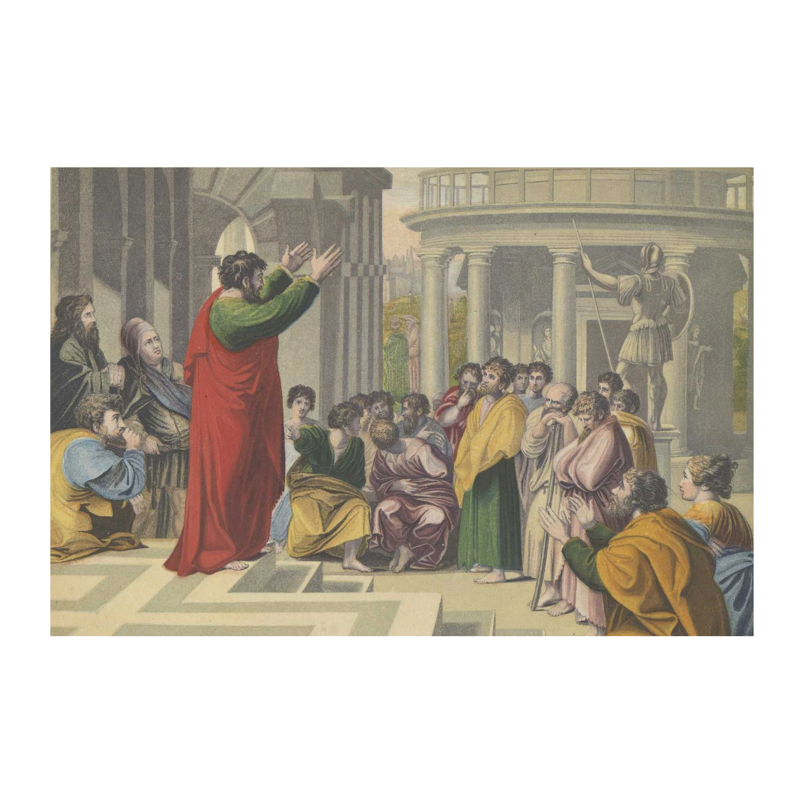 St. Paul Preaching Wall Art