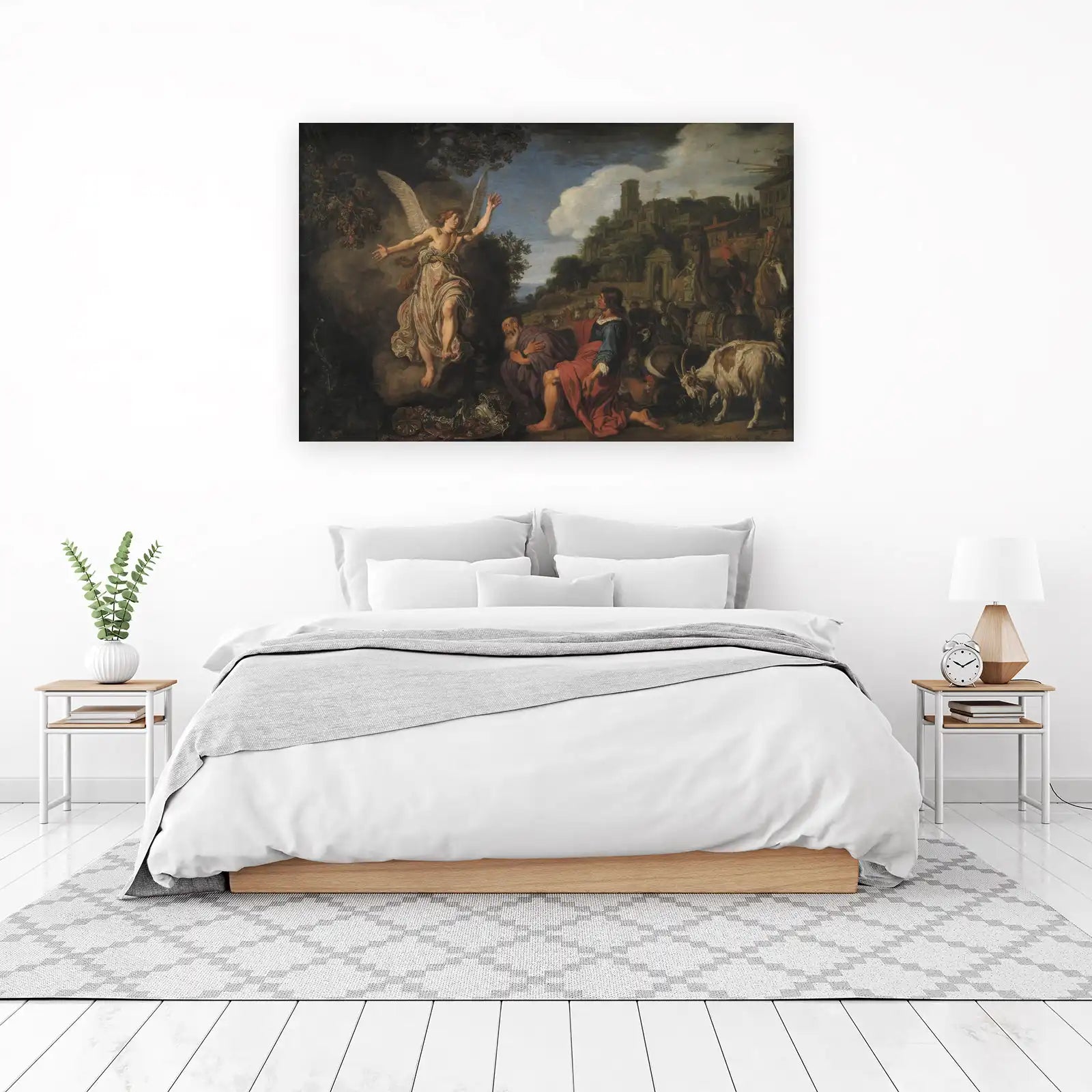Biblical Angelic Vision Landscape Wall Art