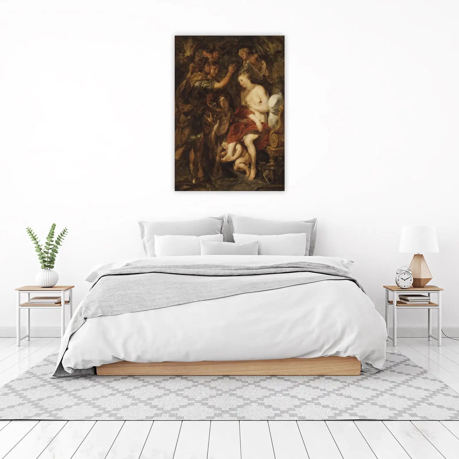 Elegant Judgment of Paris Baroque Wall Art