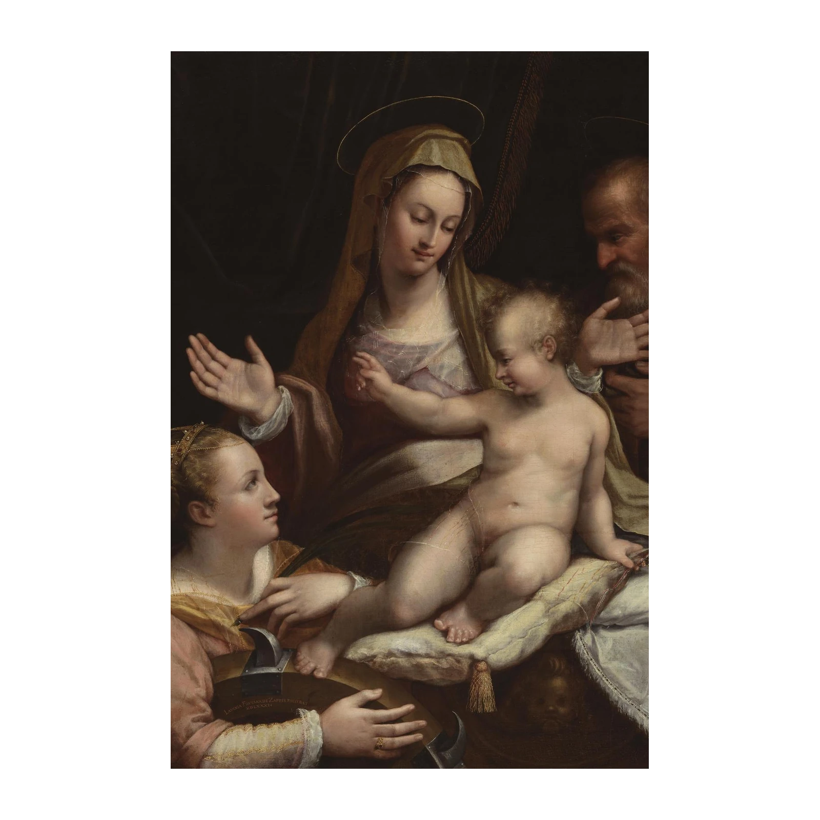 Sacred Family Renaissance Art Wall Art