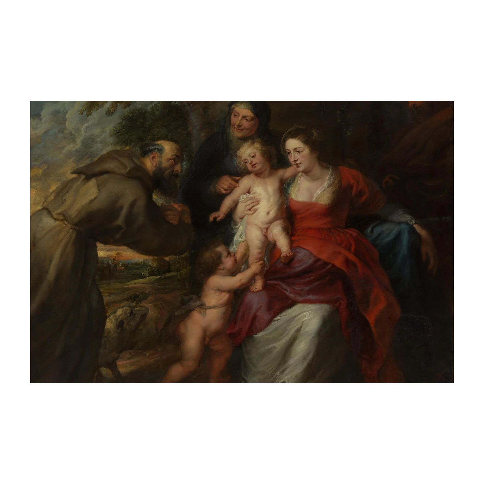 Renaissance Madonna & Child Serene Wall Art