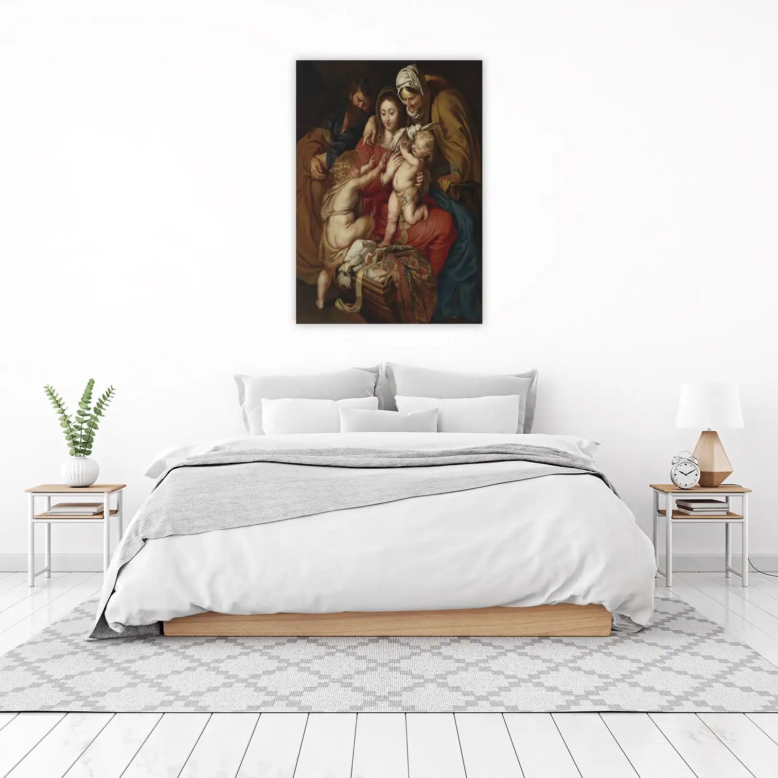 Sacred Family Embrace Madonna and Child Wall Art