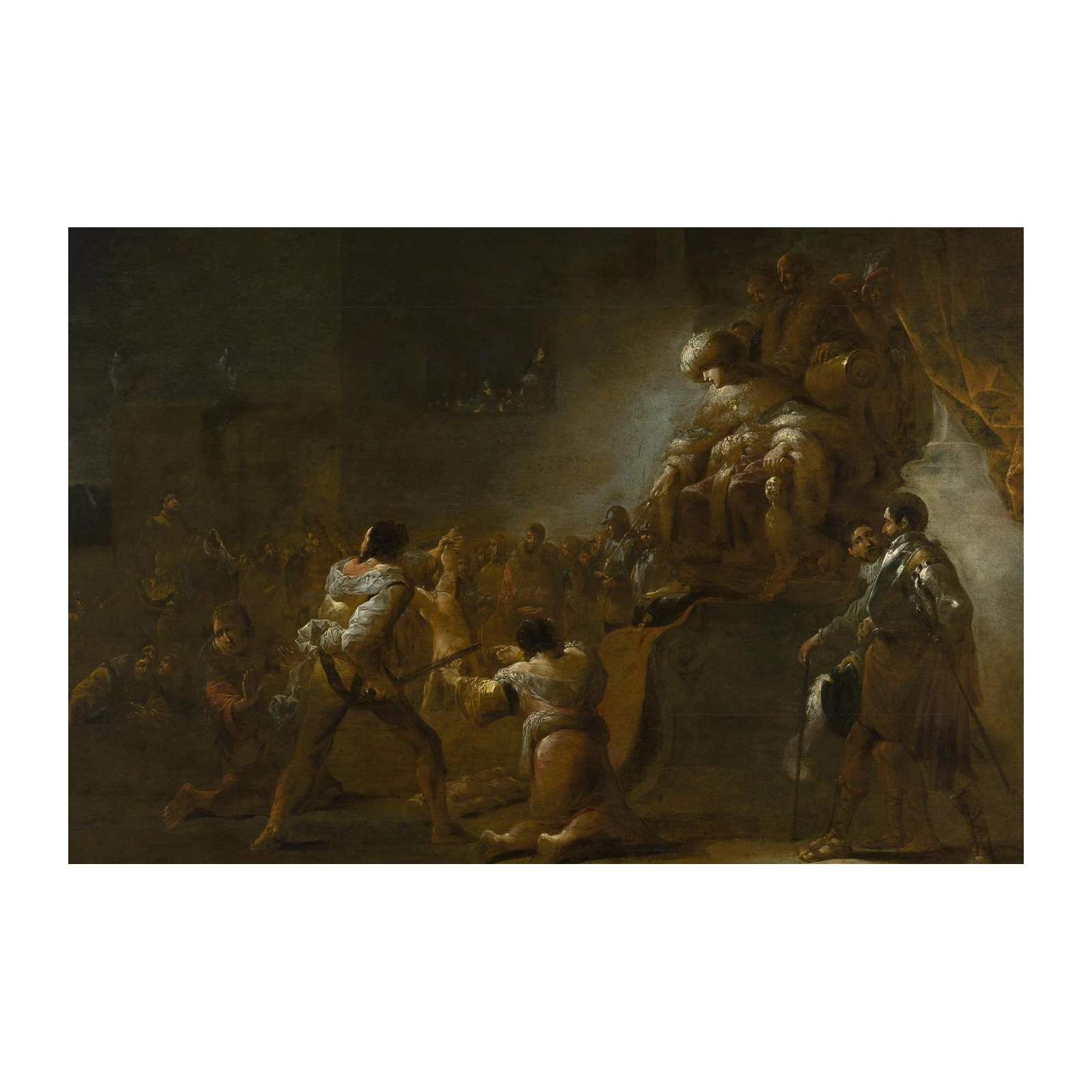 Dramatic Historical Scene Wall Art