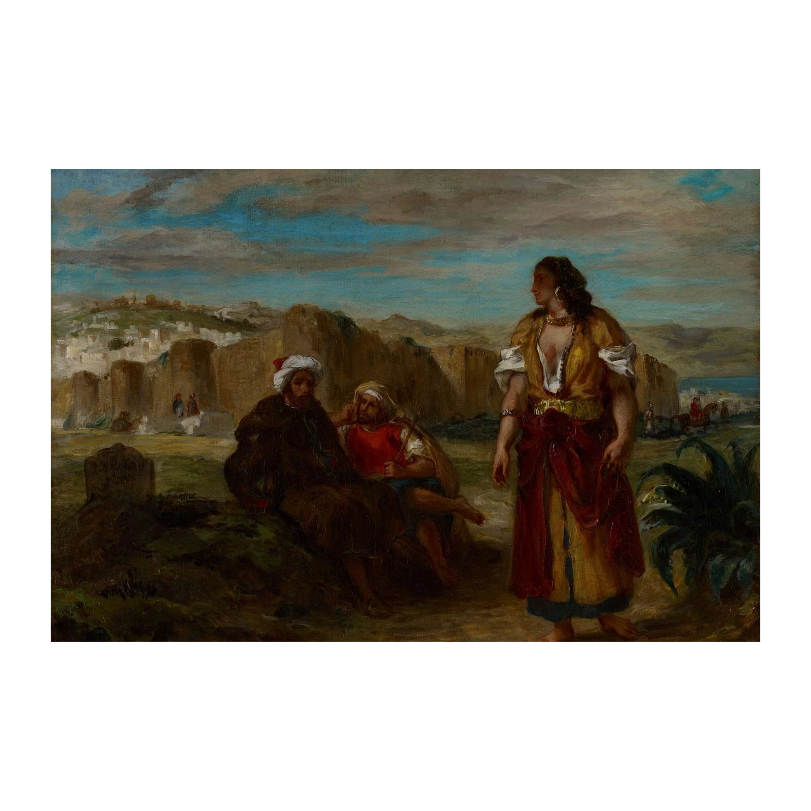 Orientalist Scene Wall Art - Middle Eastern Art