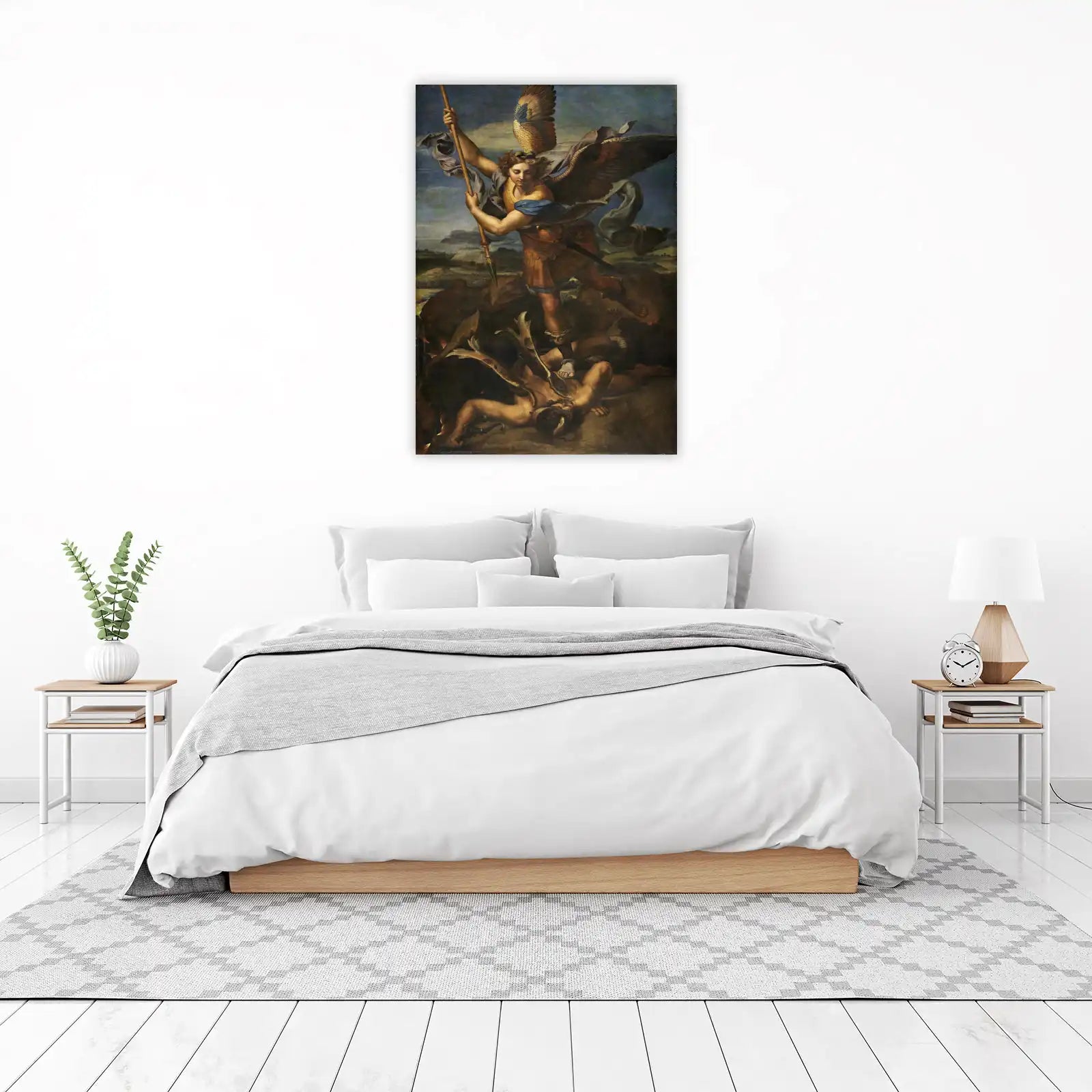 St. Michael Vanquishing Satan Baroque Wall Art