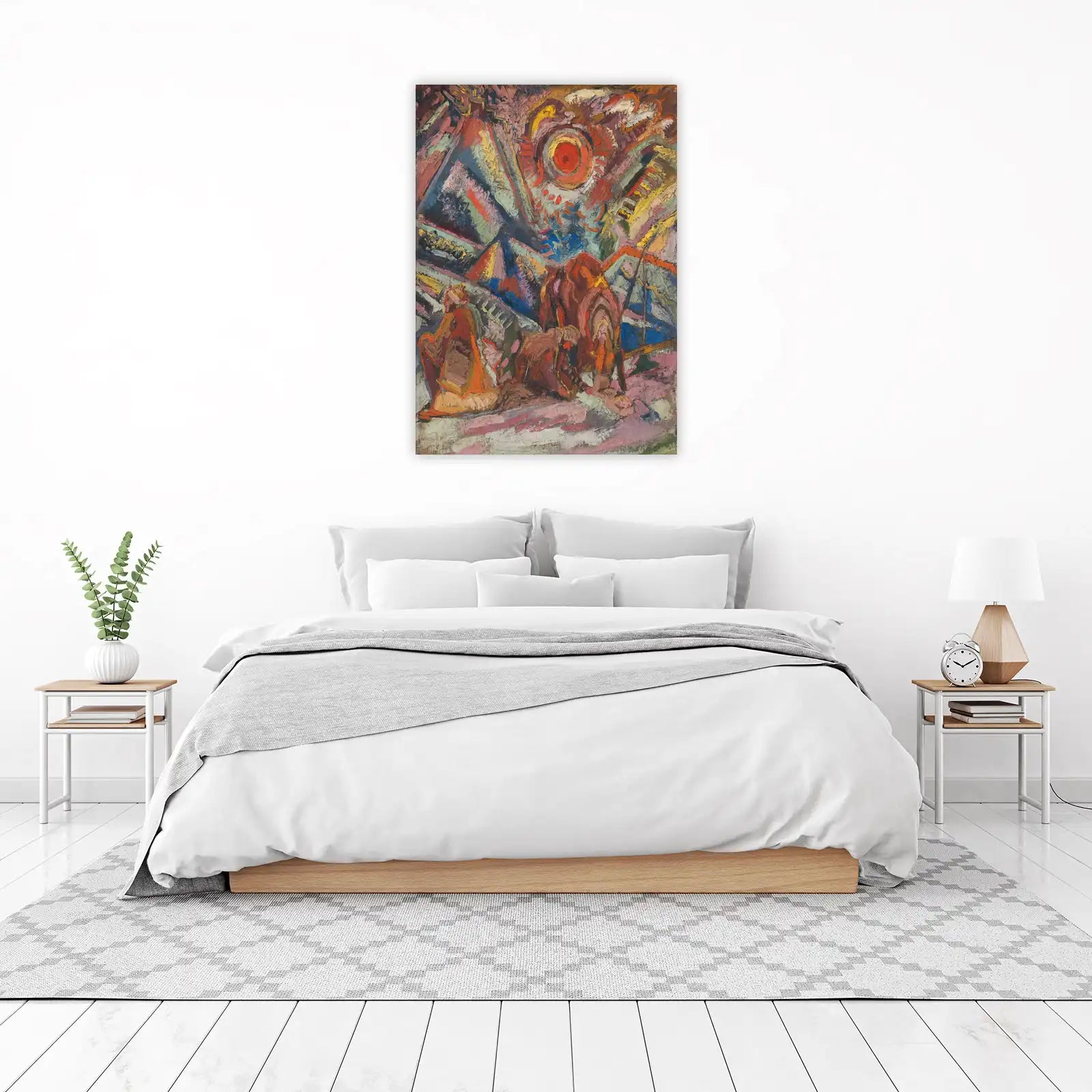 Vibrant Expressionist Landscape Wall Art