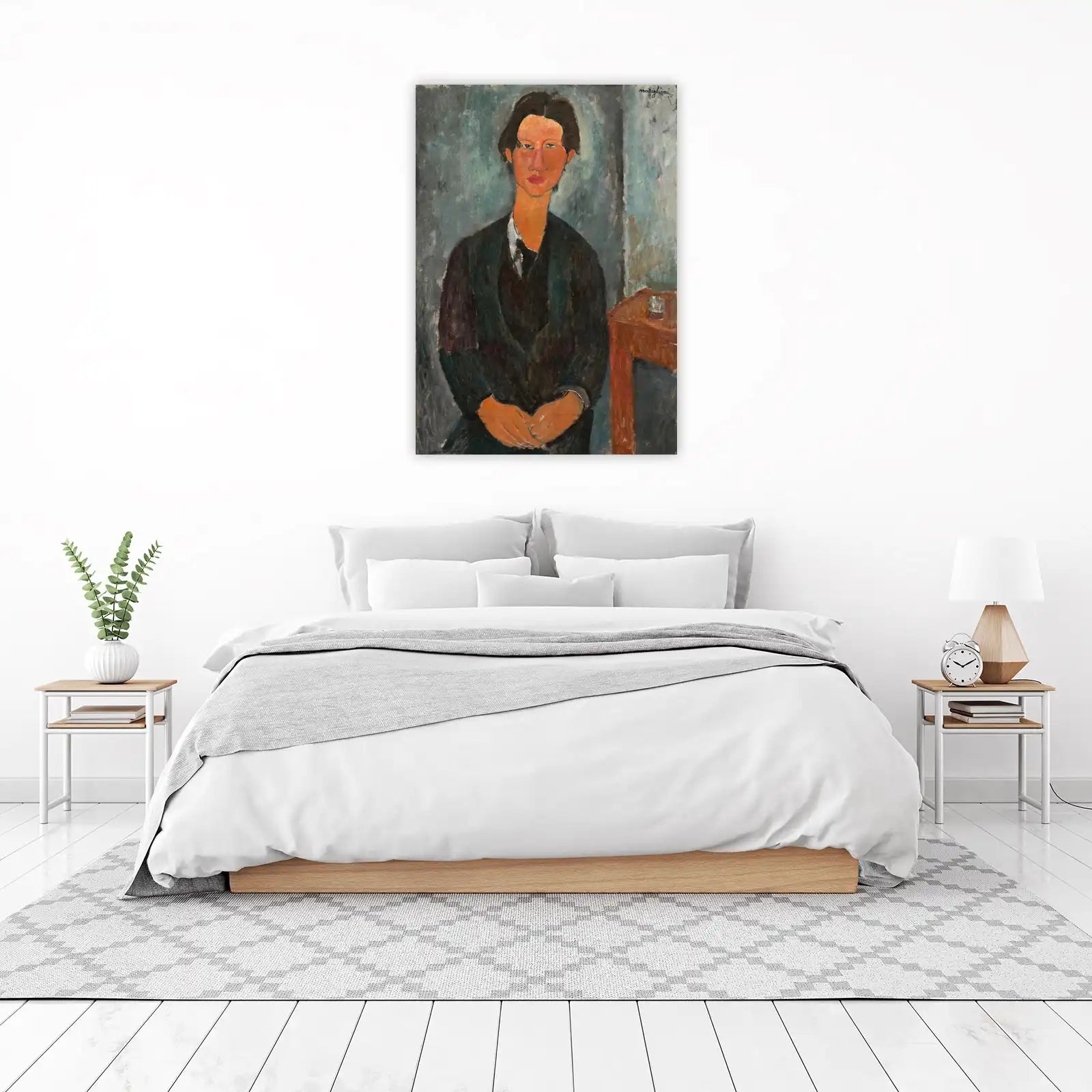 Modigliani Portrait Amadeo Portrait Wall Art