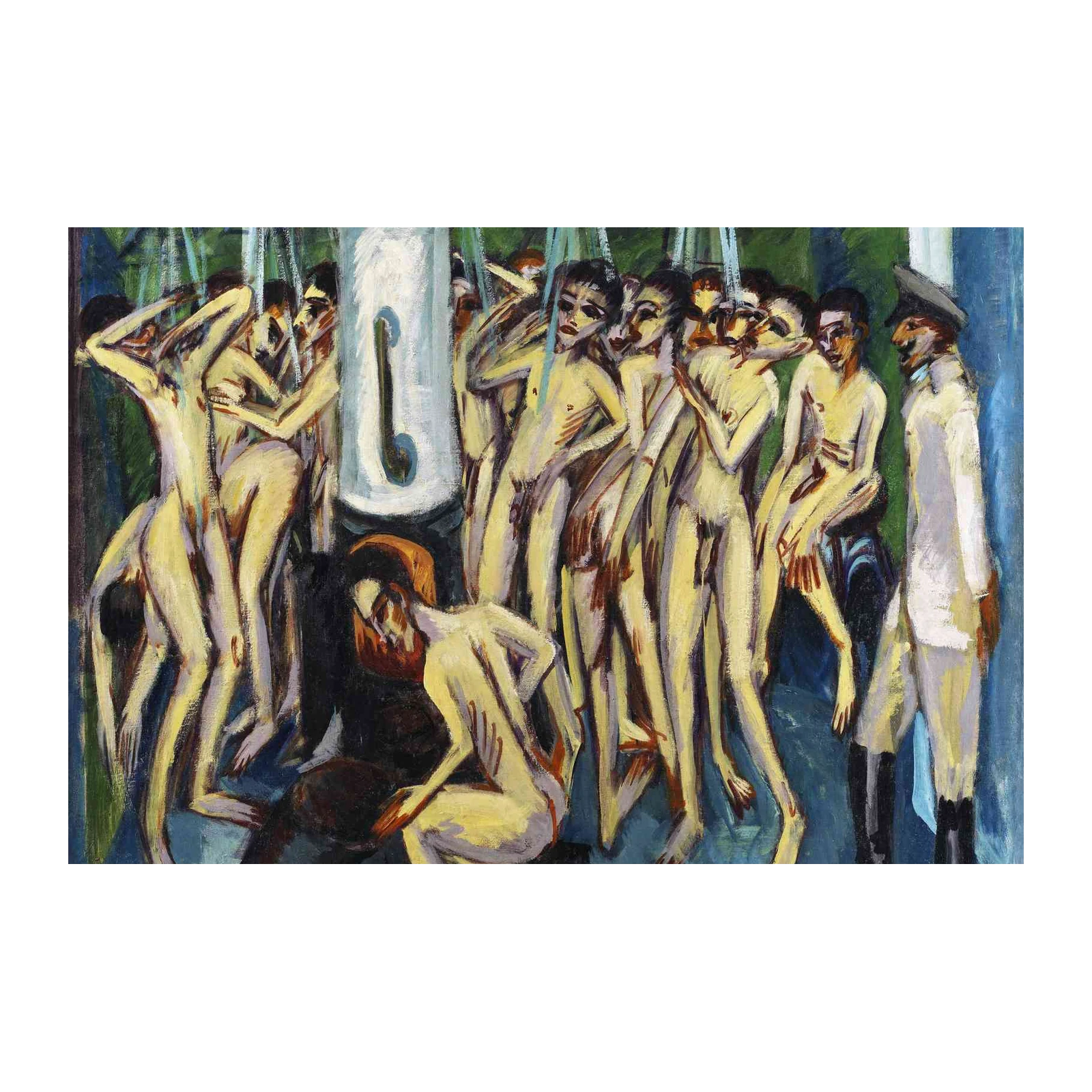 German Expressionist Art Print - Bold Figures Wall Art