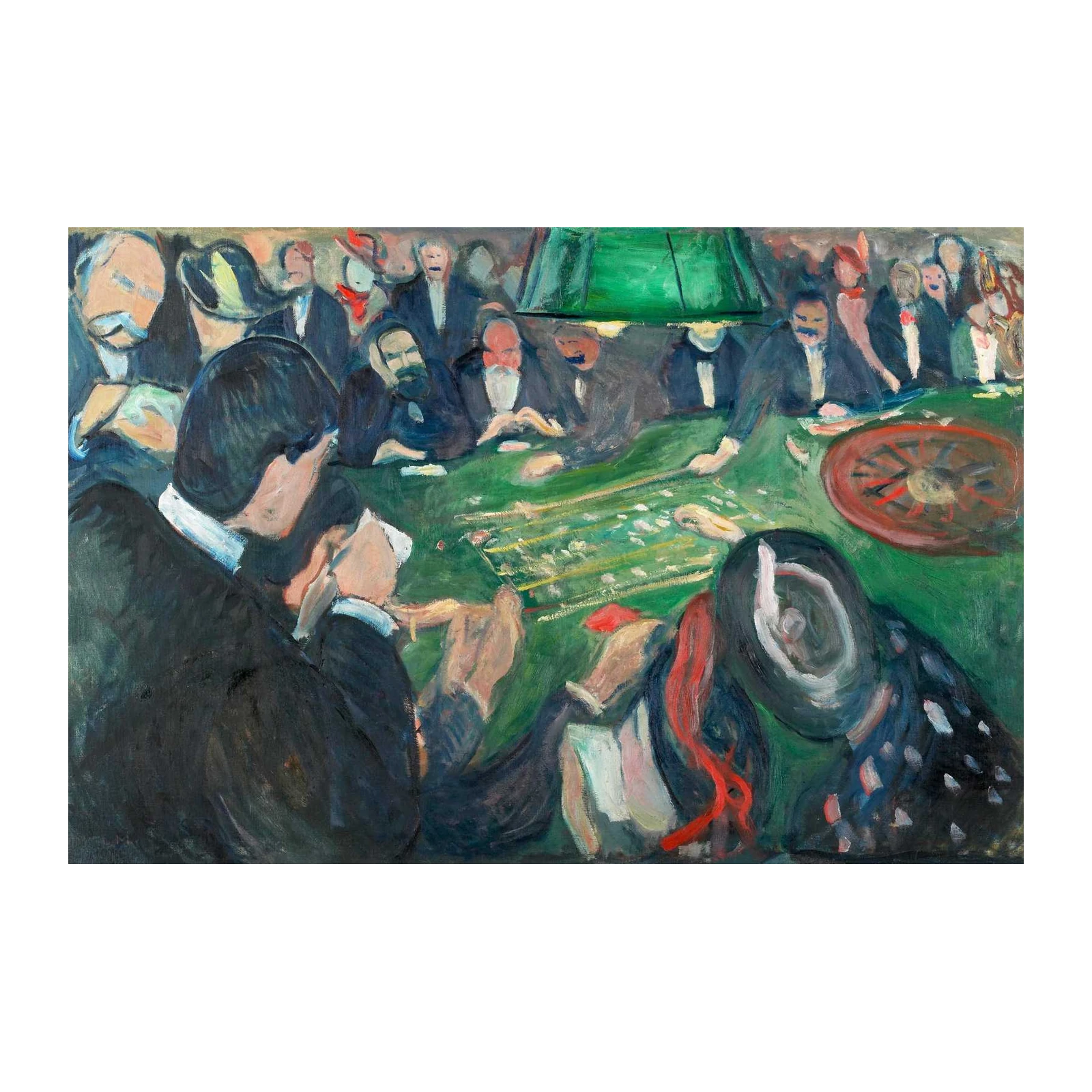 Edvard Munch's Casino Scene Wall Art