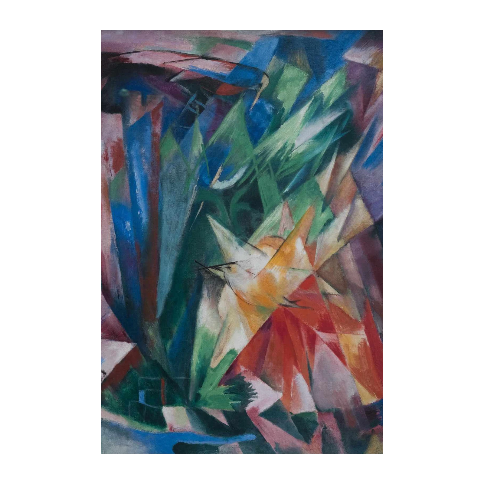 Dynamic Bird Flight Abstract Wall Art