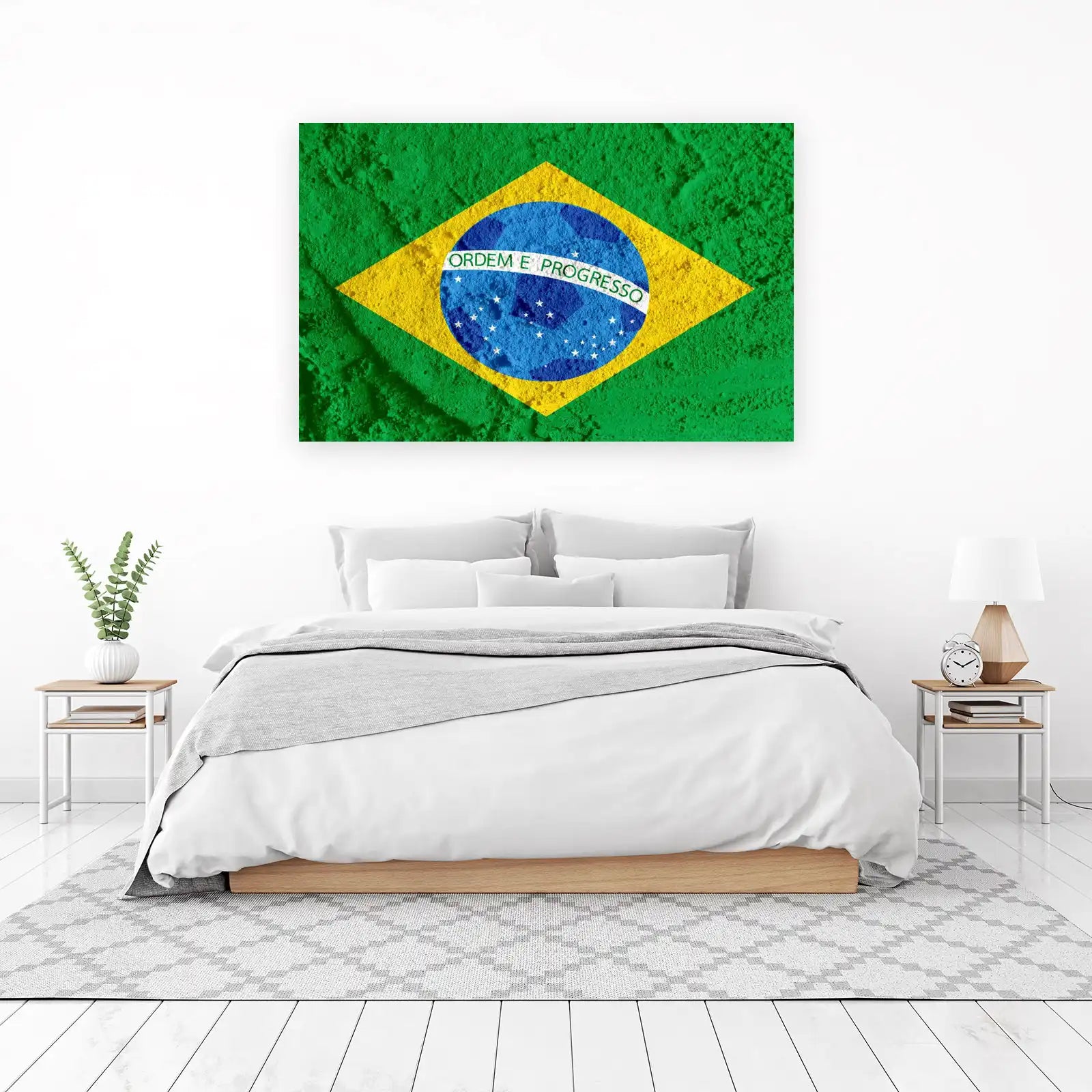 Brazilian Flag "Ordem e Progresso" Wall Art