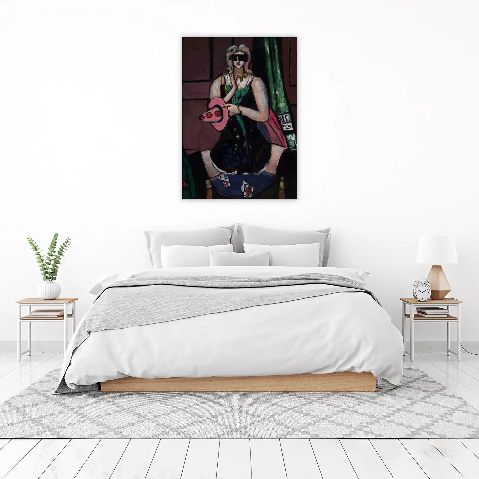 Mysterious Woman Masquerade Wall Art