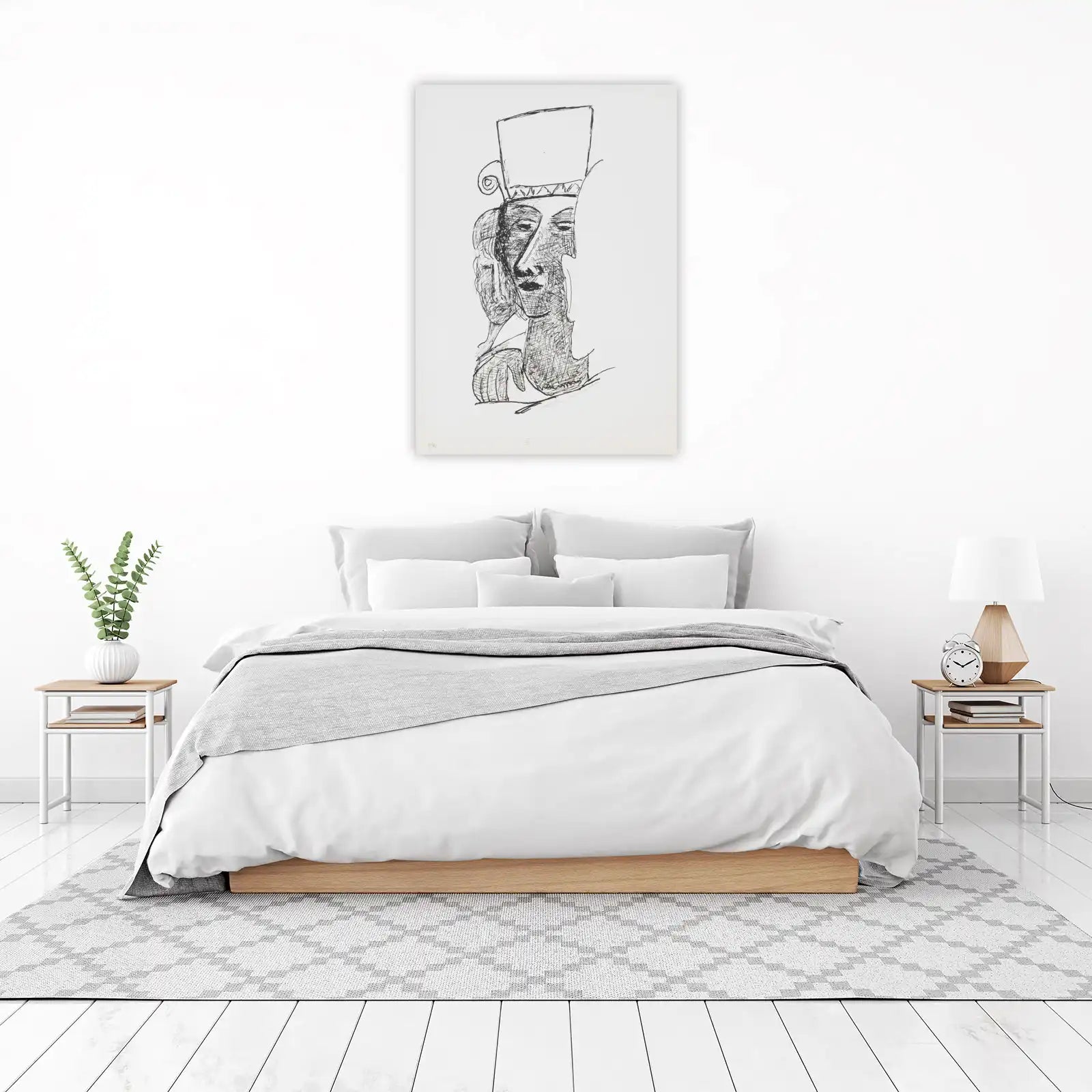 Abstract Figurative Ink Art Wall Art