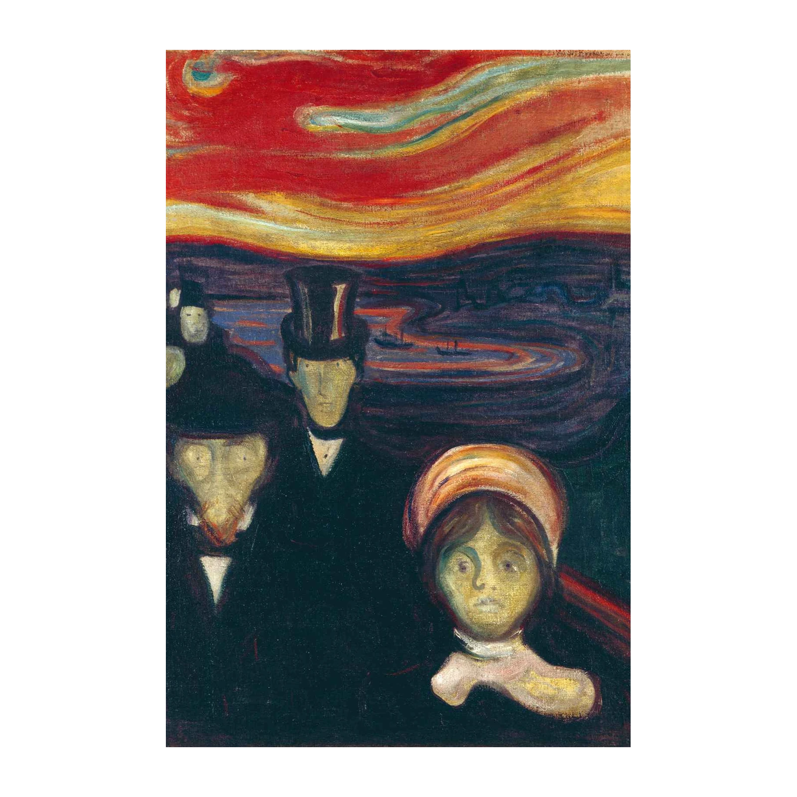 Melancholy Figures Wall Art
