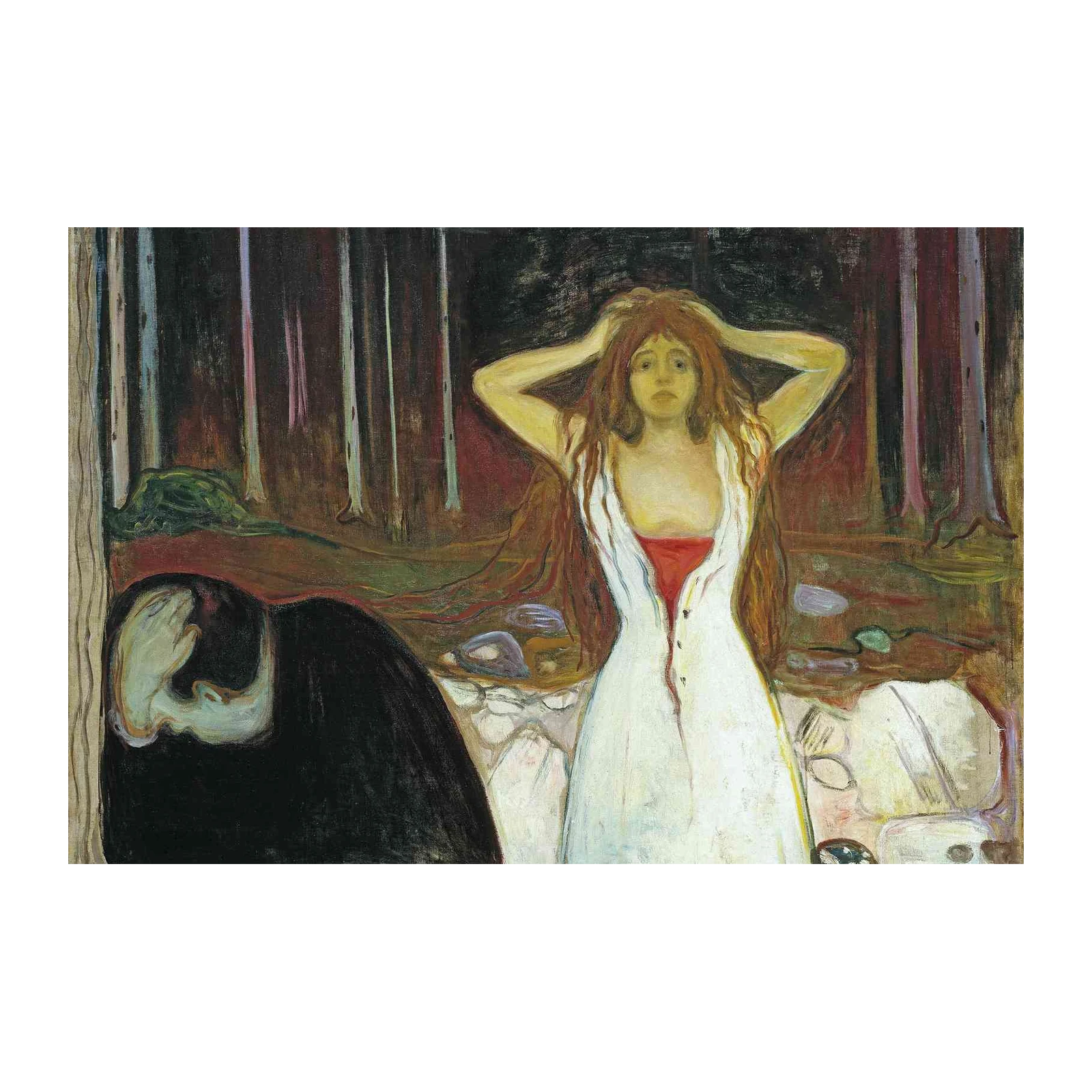 The Vampire Edvard Munch Expressionist Wall Art