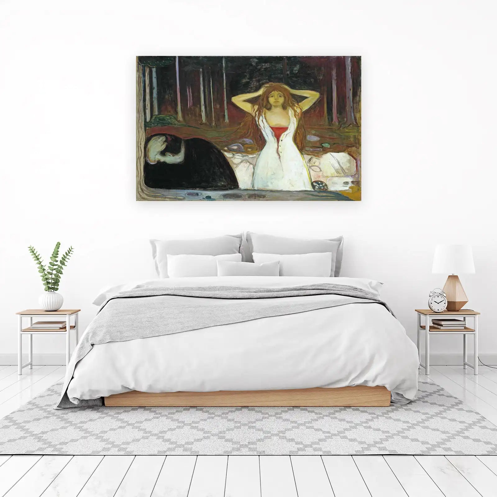 The Vampire Edvard Munch Expressionist Wall Art