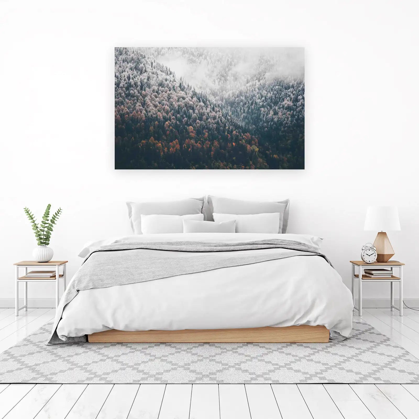 Misty Mountain Forest Wall Art