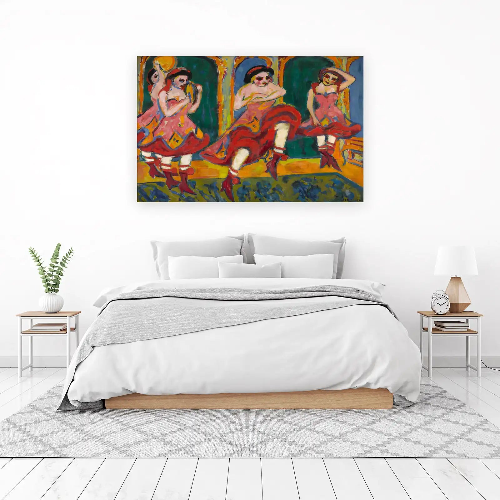Vibrant Dancers Wall Art | Modern Art Wall Decor