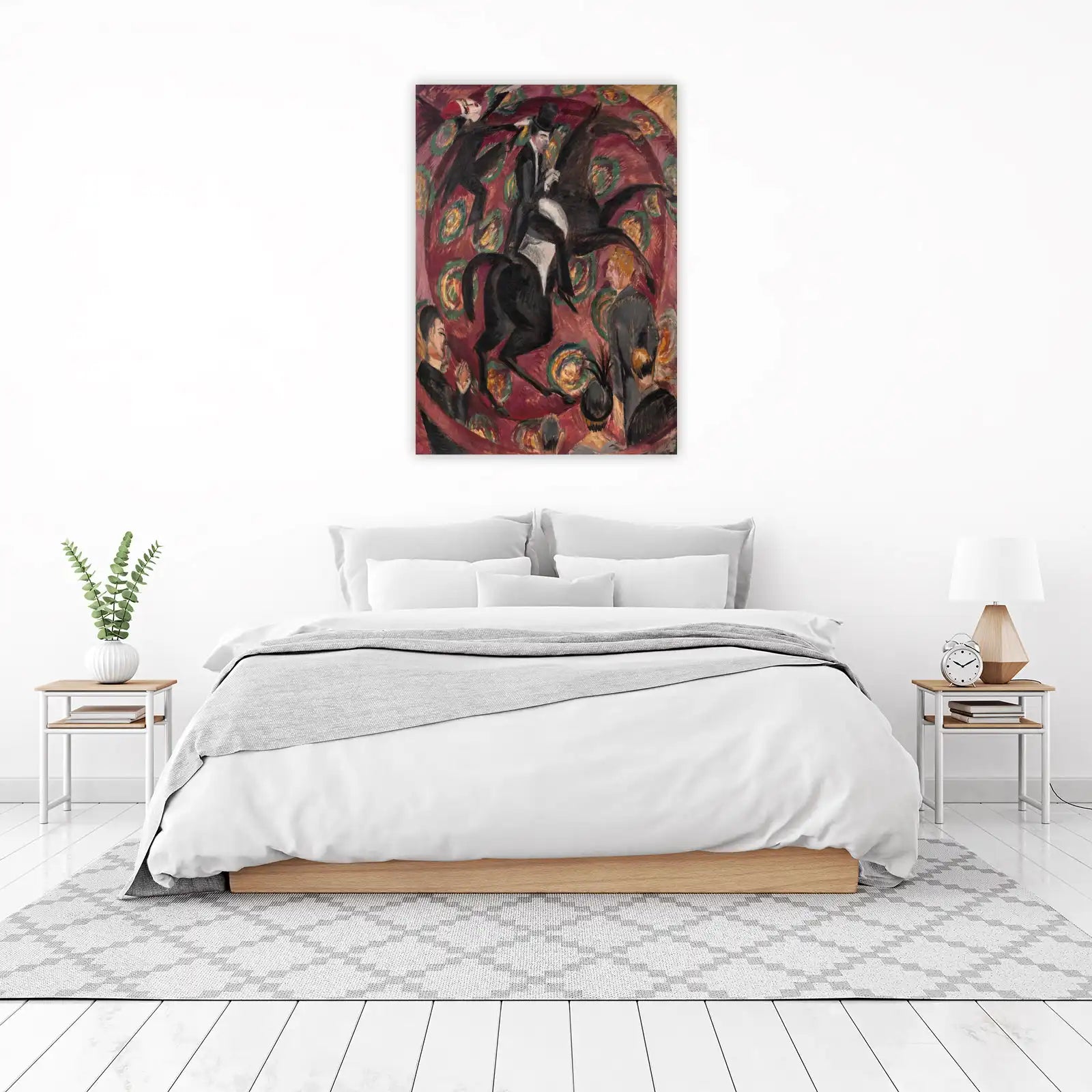 Dynamic Equestrian Acrobatics Wall Art