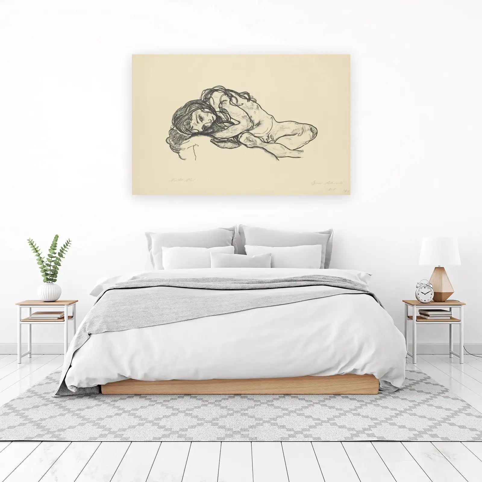Egon Schiele 'Reclining Nude' Wall Art