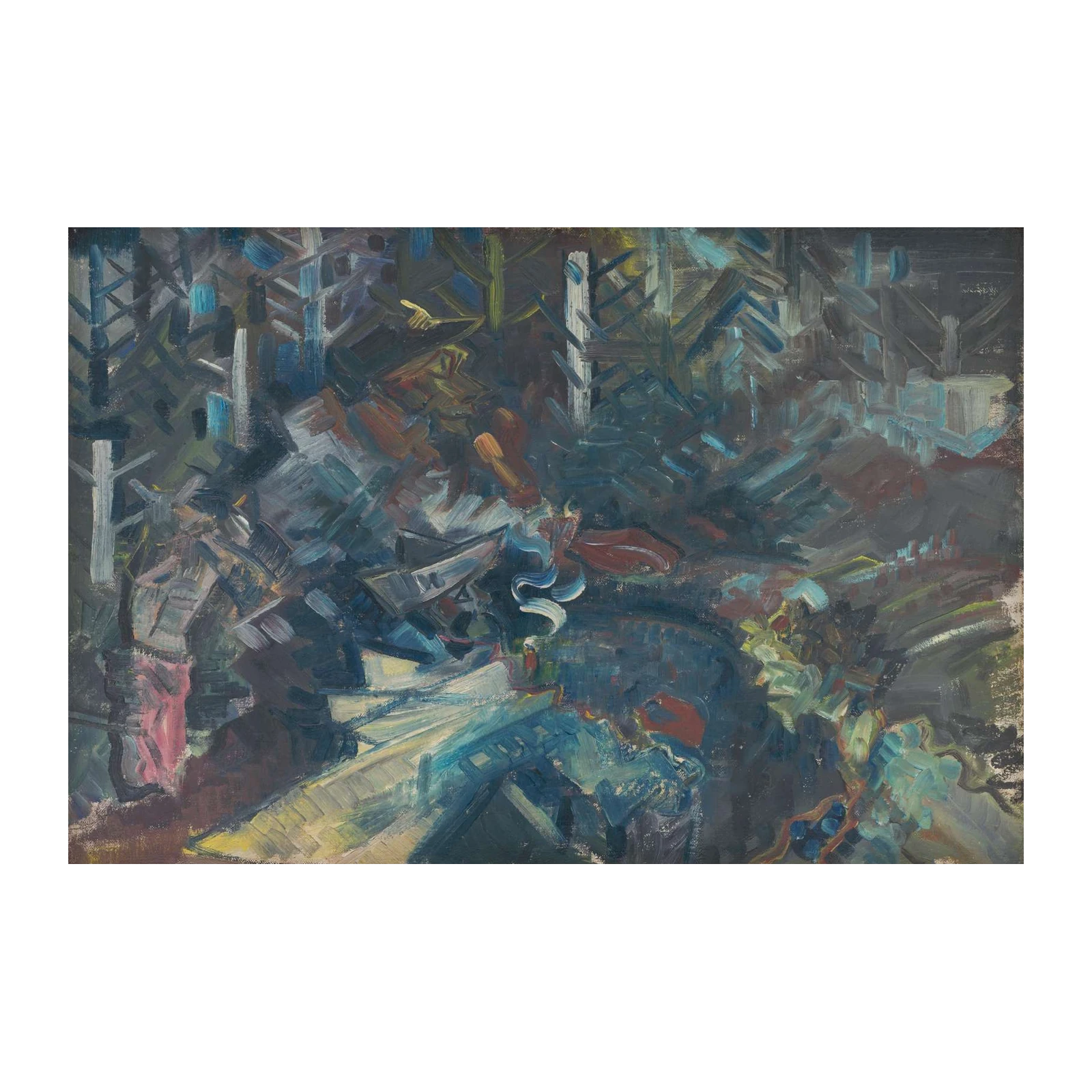 Abstract Forest Canopy Wall Art