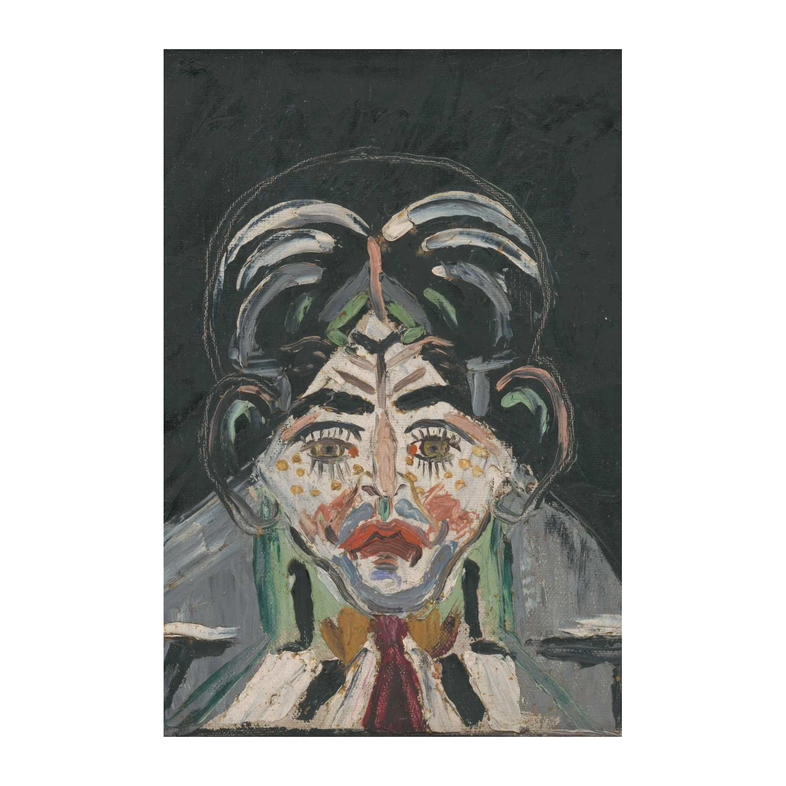 Bold Expressionist Portrait Wall Art