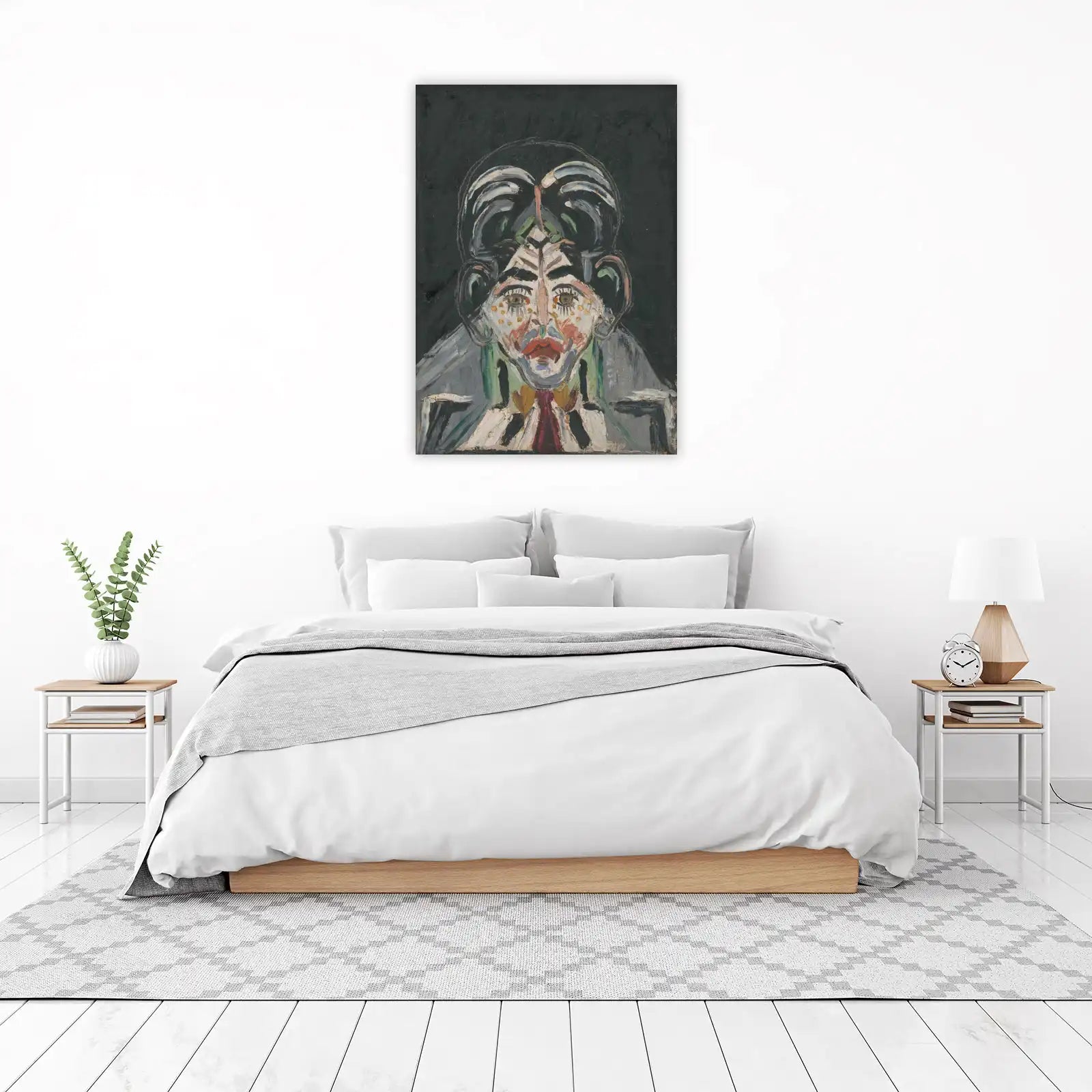 Bold Expressionist Portrait Wall Art