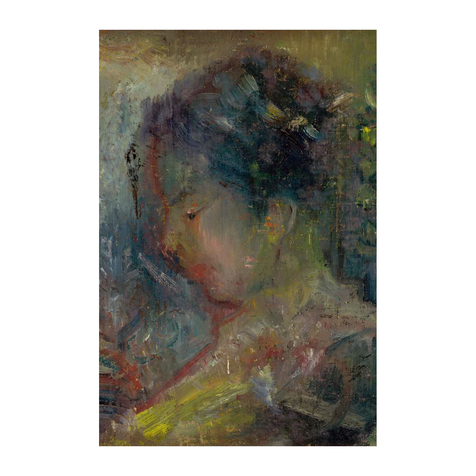 Impressionist Portrait "Woman's Gaze" Wall Art