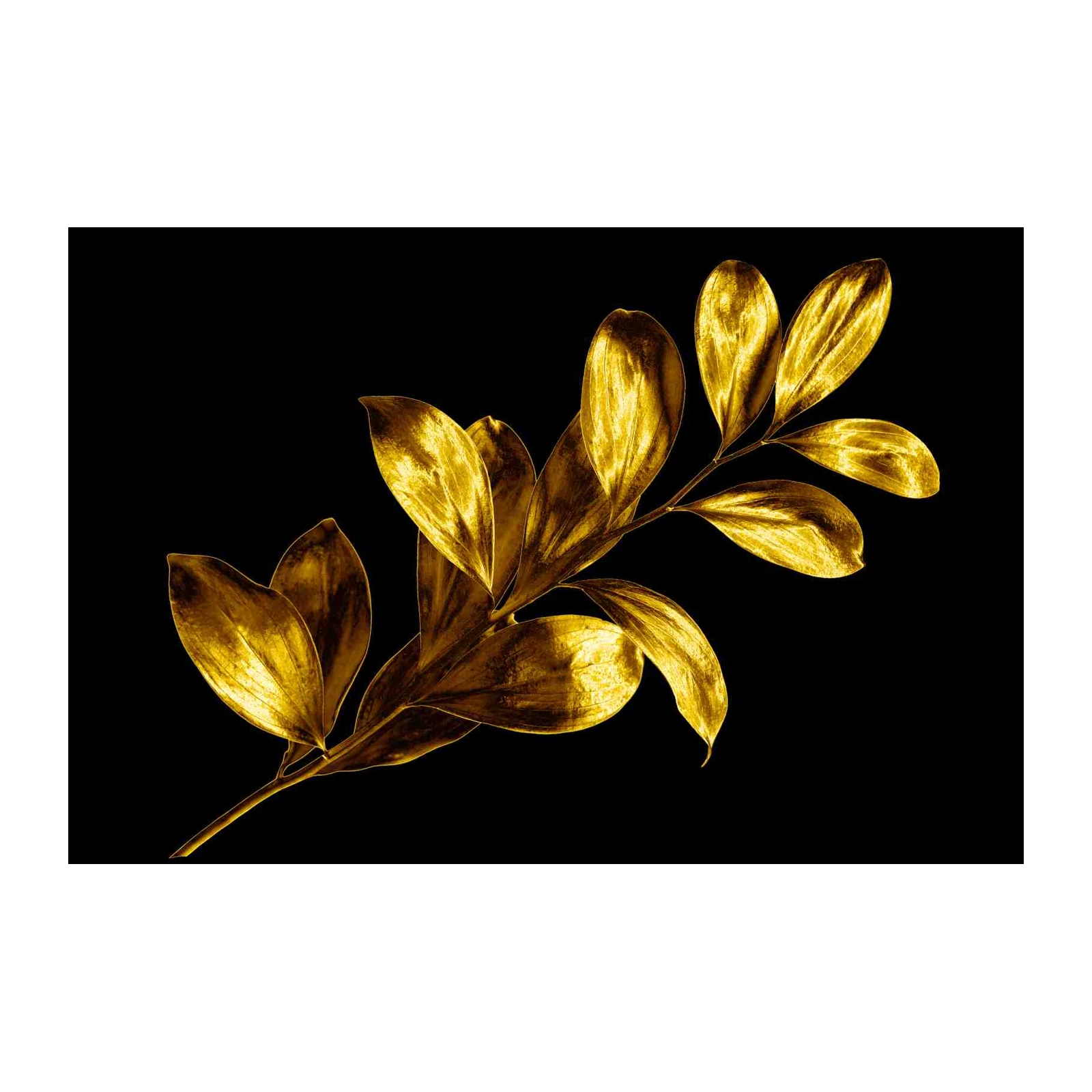 Luxurious Gold Leaves Botanical Wall Art Wall Art