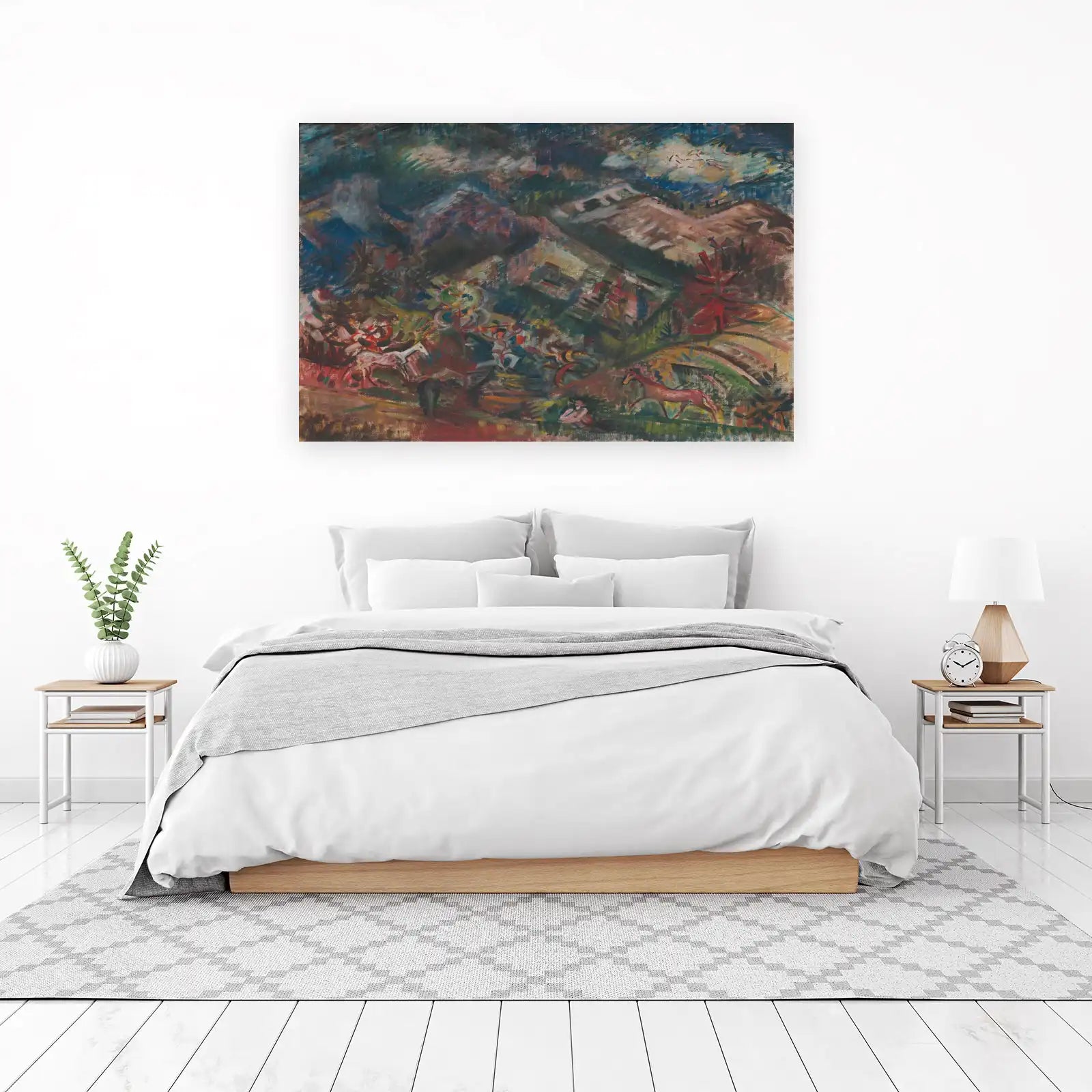 Dynamic Horses Abstract Wall Art Art