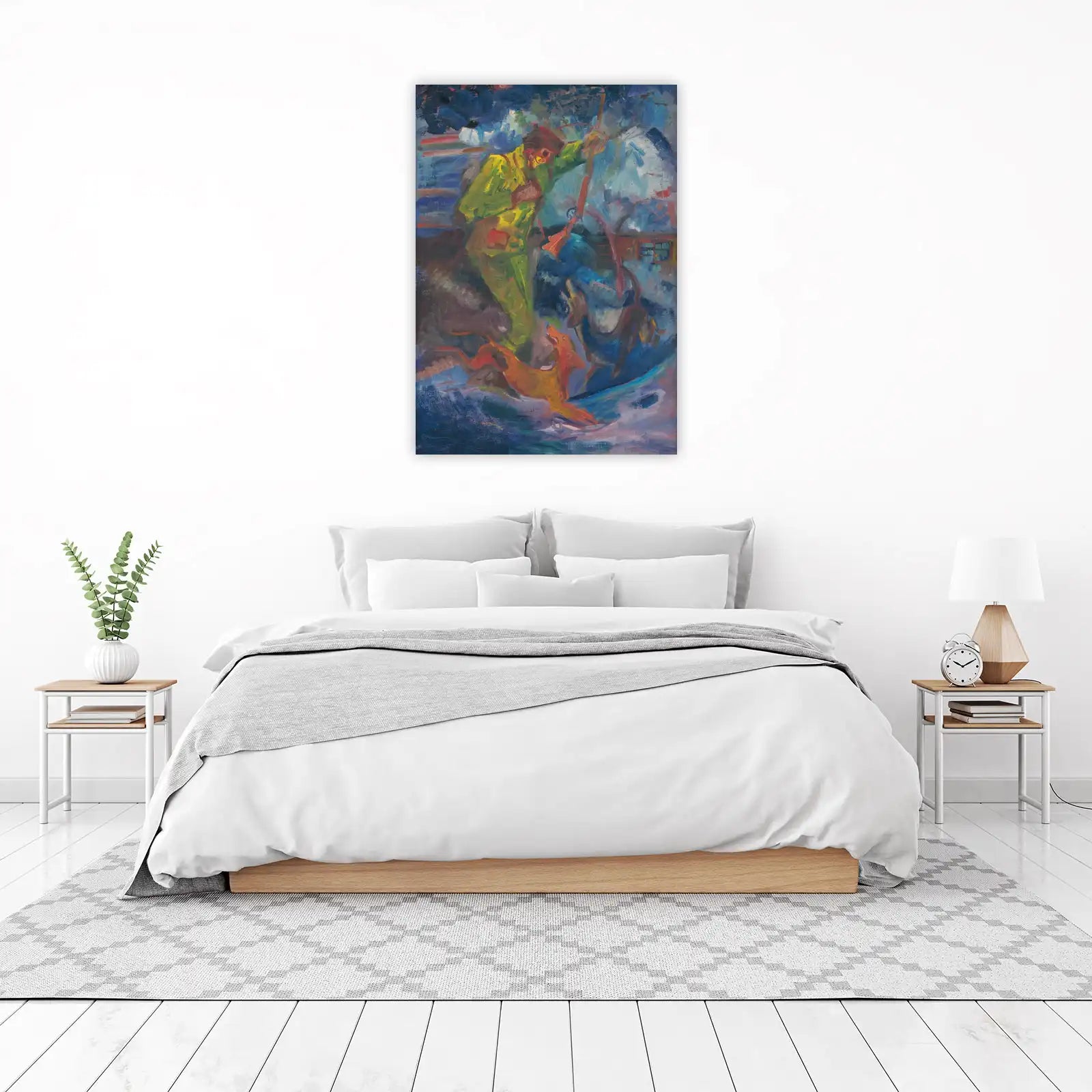 Hunting Scene Wall Art - Expressive Dog Art