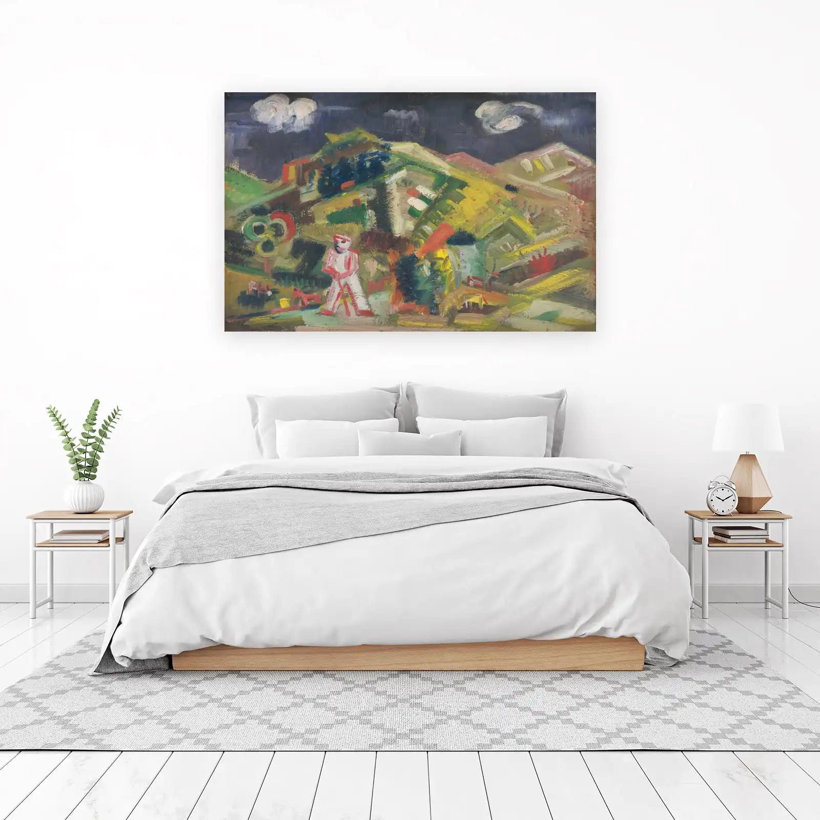 Expressive Landscape Figurative Art Wall Art